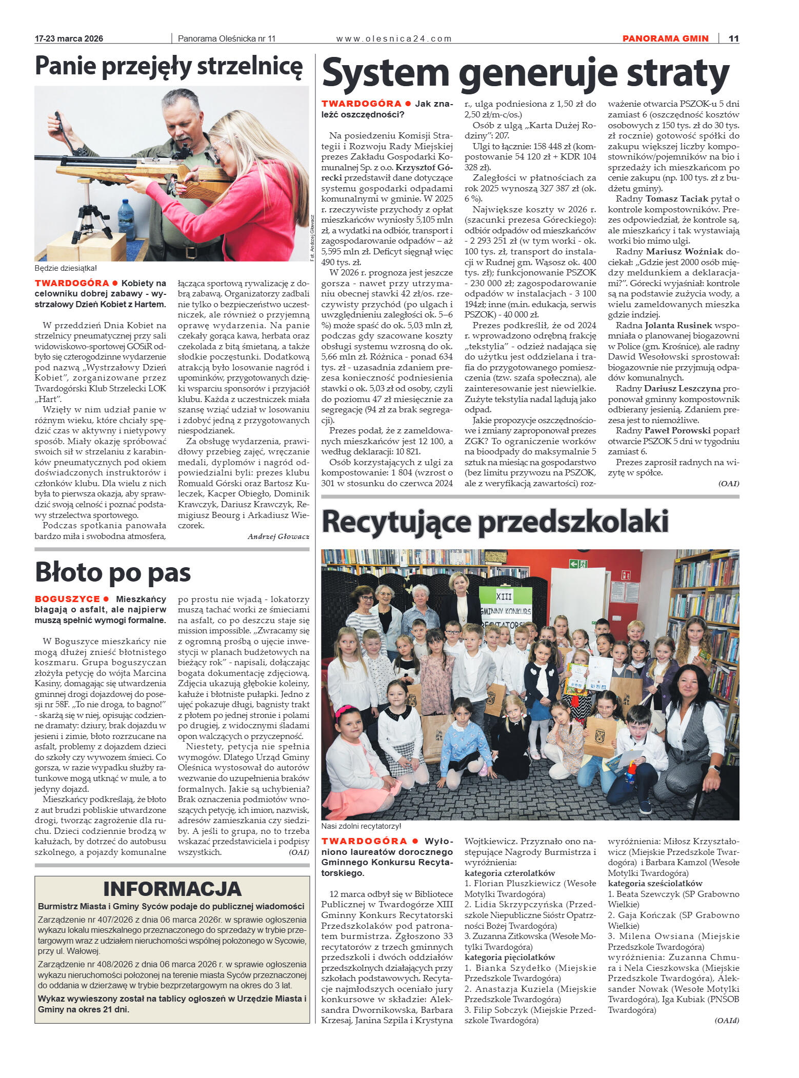 Panorama Oleśnicka nr 11 z 17 marca 2026 - strona 11