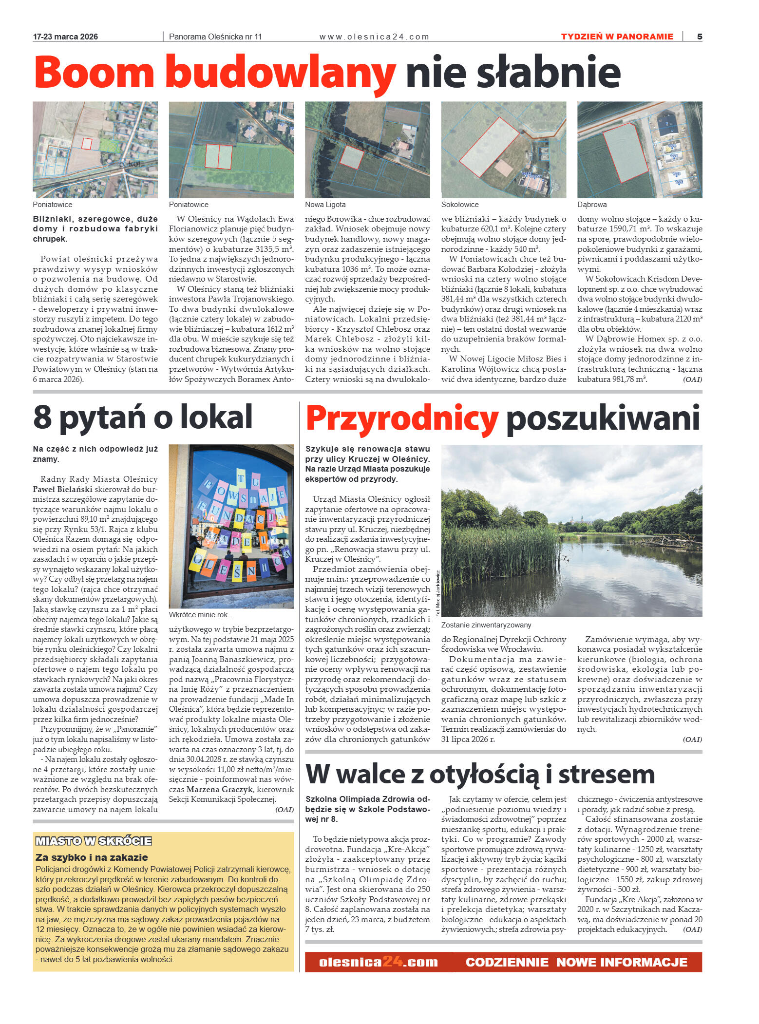 Panorama Oleśnicka nr 11 z 17 marca 2026 - strona 5