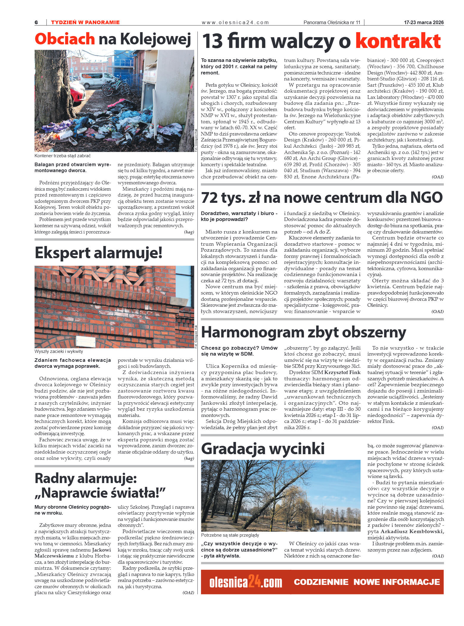 Panorama Oleśnicka nr 11 z 17 marca 2026 - strona 6