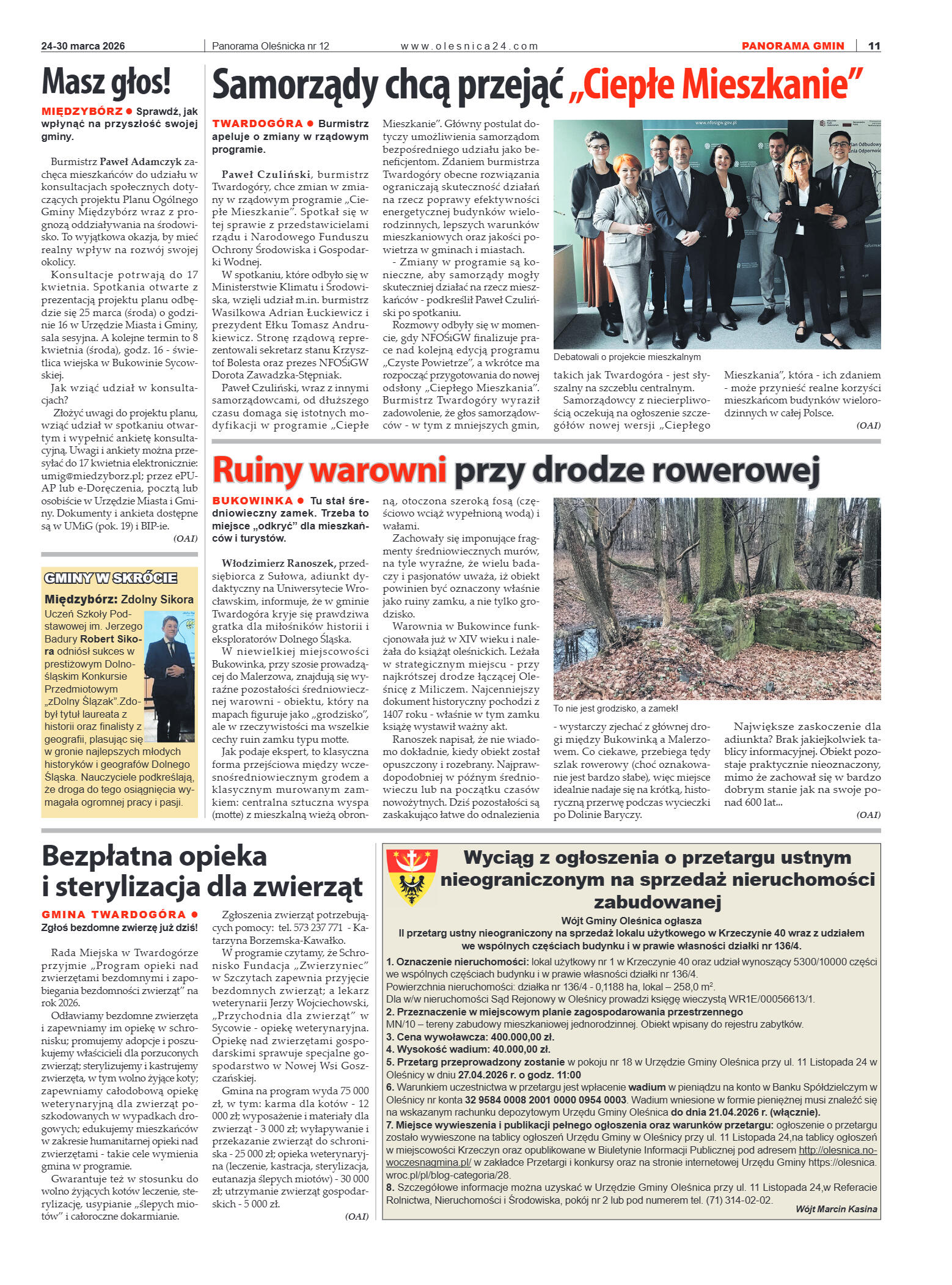 Panorama Oleśnicka nr 12 z 24 marca 2026 - strona 11