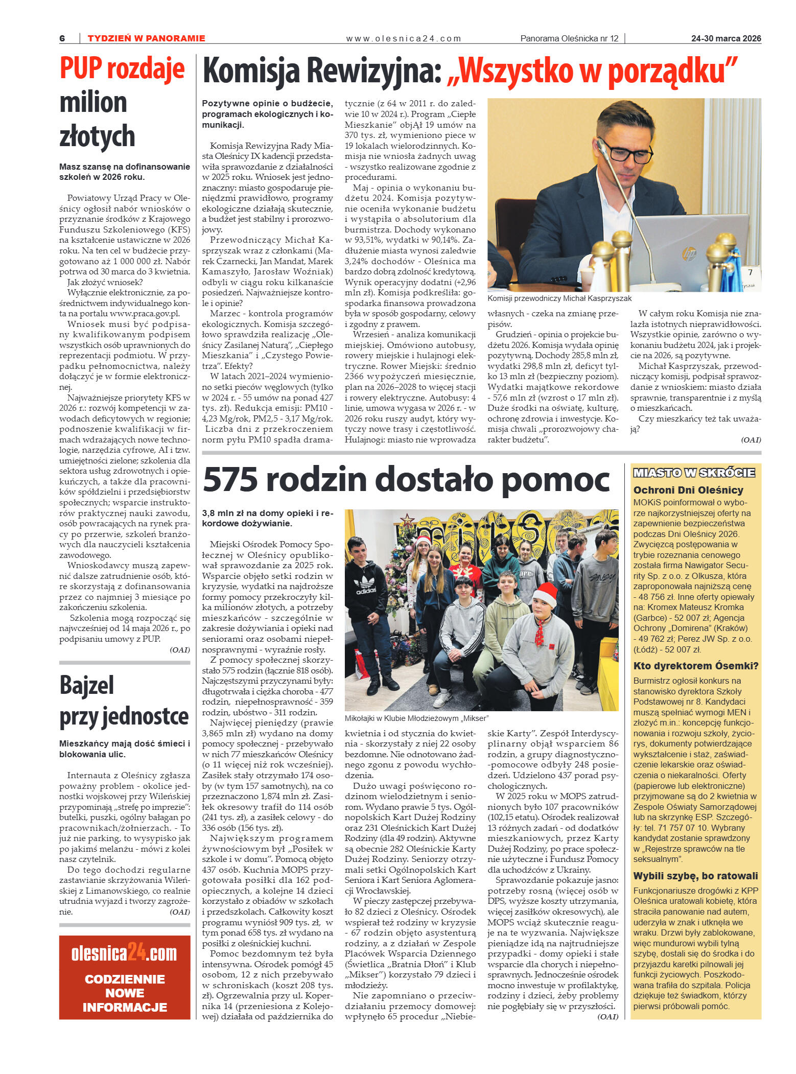 Panorama Oleśnicka nr 12 z 24 marca 2026 - strona 6