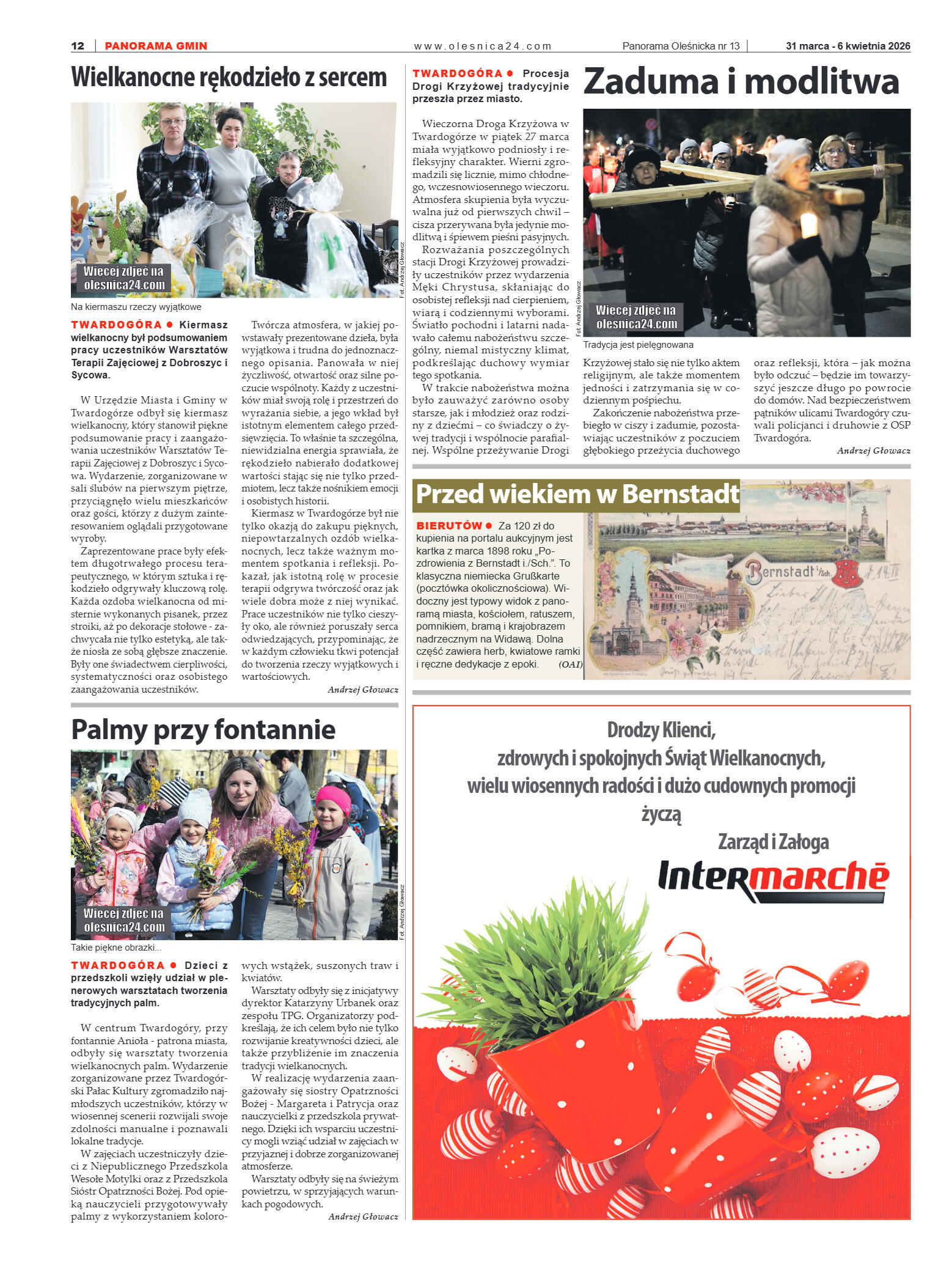 Panorama Oleśnicka nr 13 z 31marca 2026 - strona 12