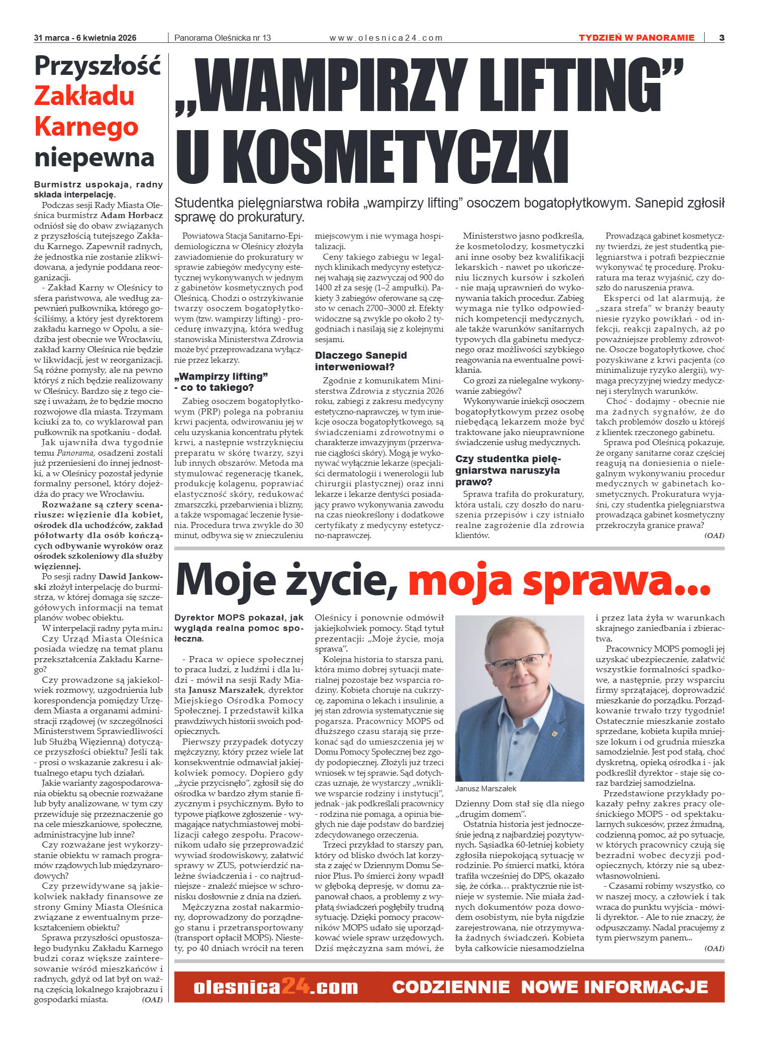 Panorama Oleśnicka nr 13 z 31marca 2026 - strona 3