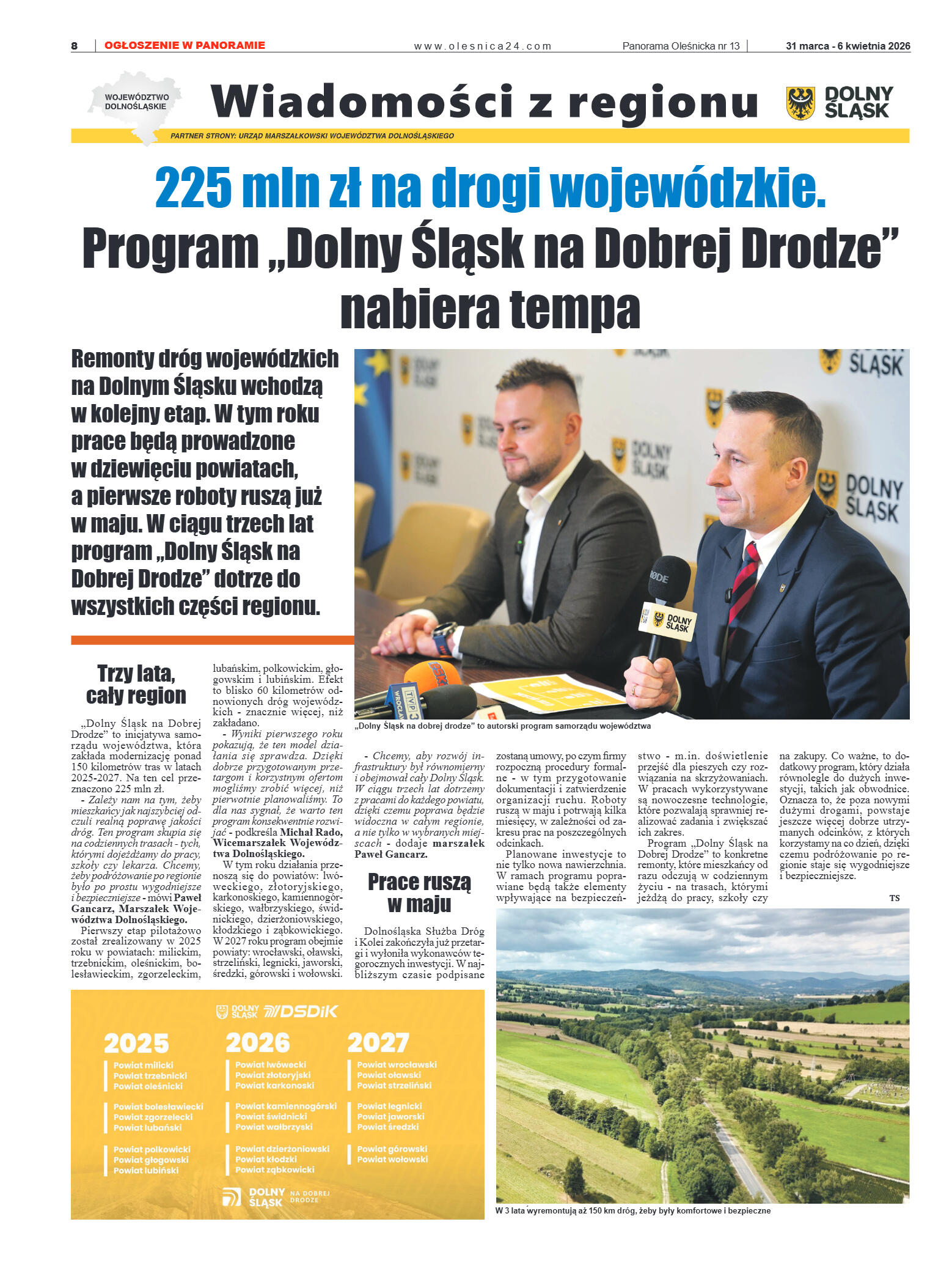 Panorama Oleśnicka nr 13 z 31marca 2026 - strona 8