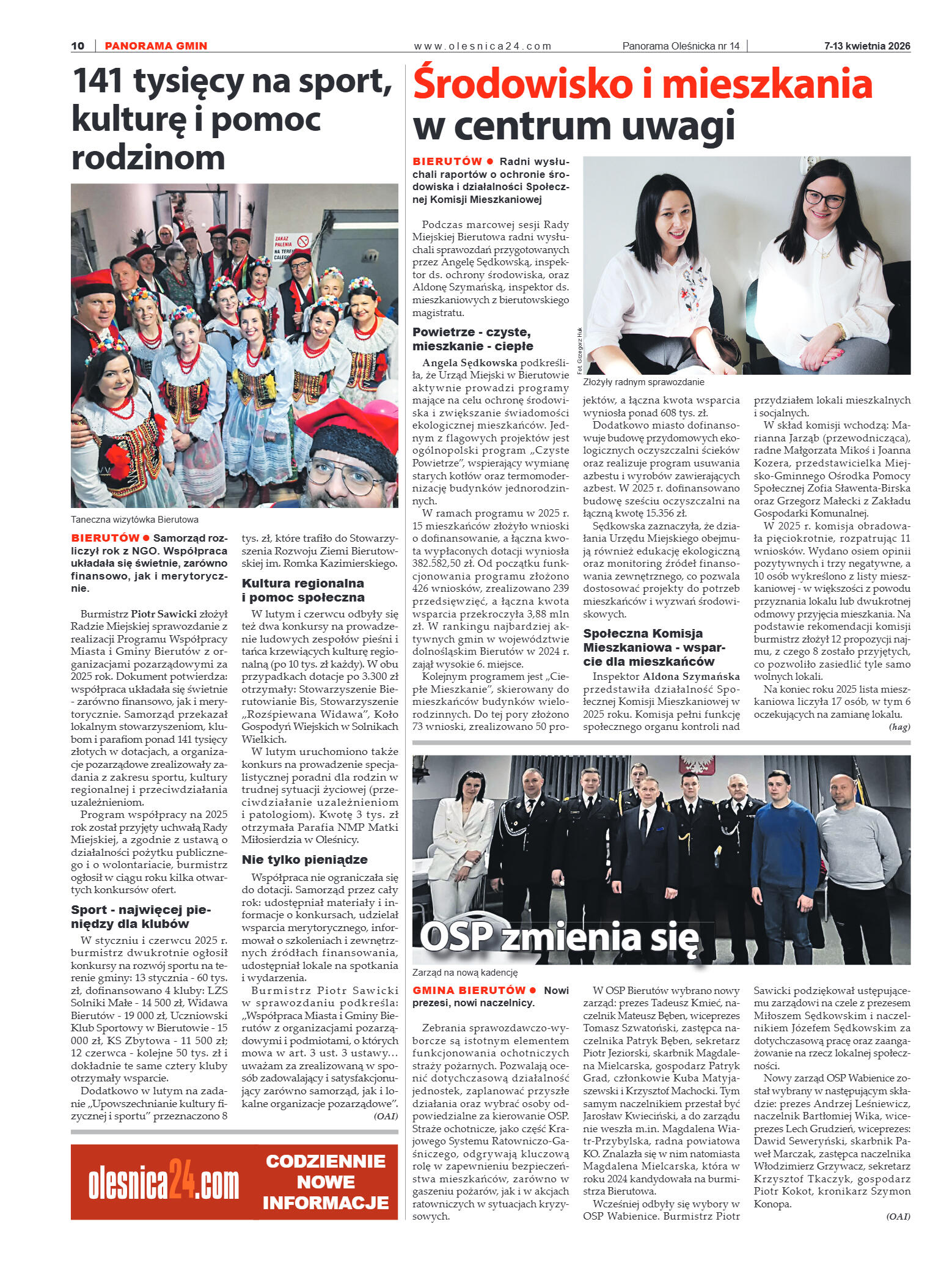 Panorama Oleśnicka nr 14 z 7 kwietnia 2026 - strona 10
