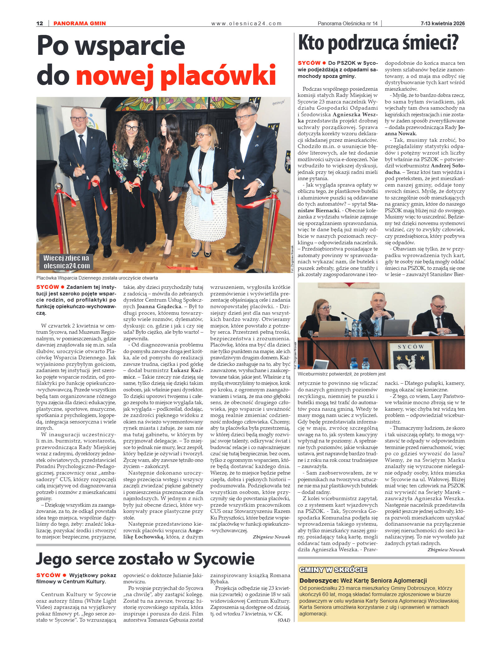 Panorama Oleśnicka nr 14 z 7 kwietnia 2026 - strona 12