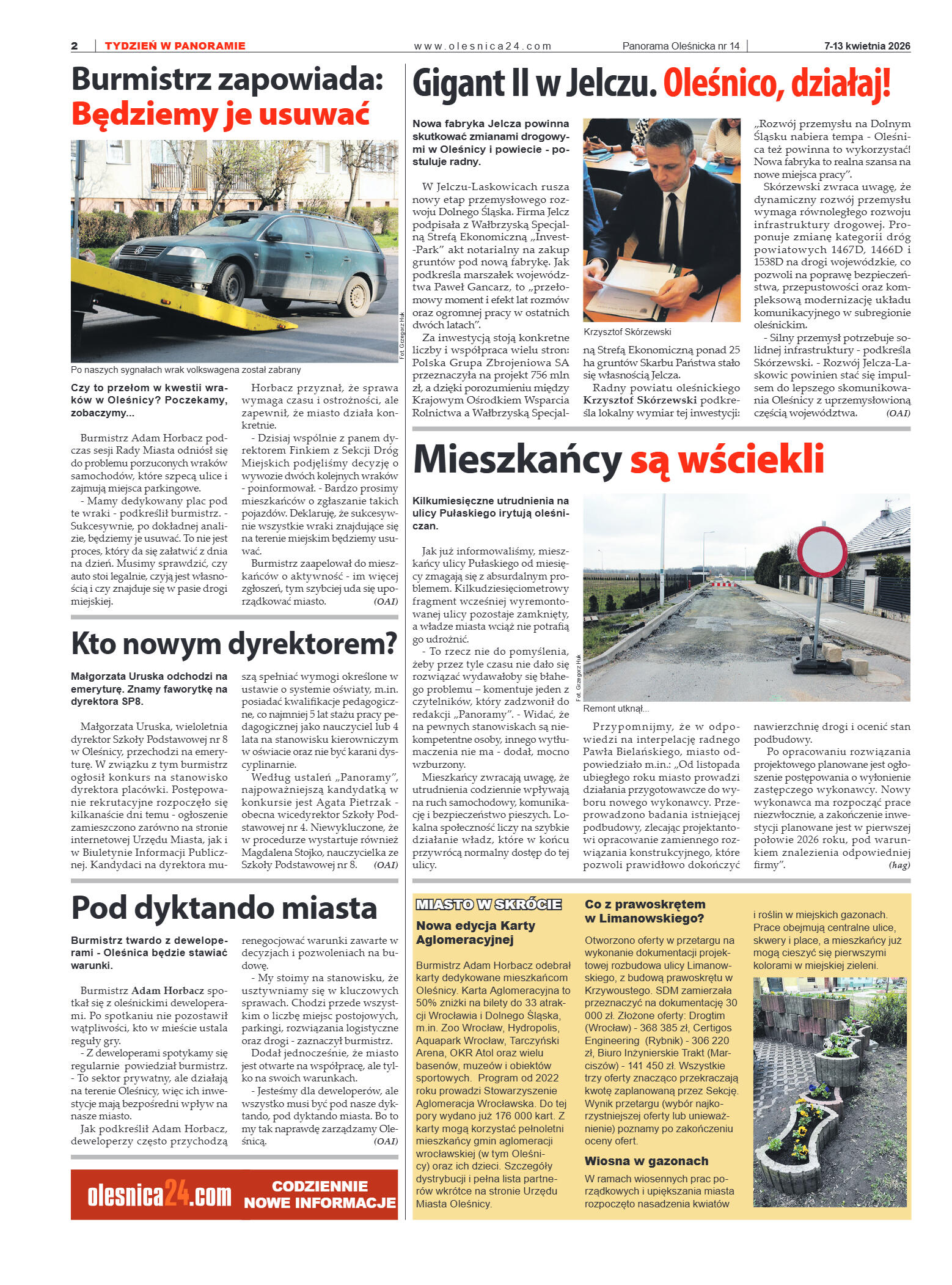 Panorama Oleśnicka nr 14 z 7 kwietnia 2026 - strona 2