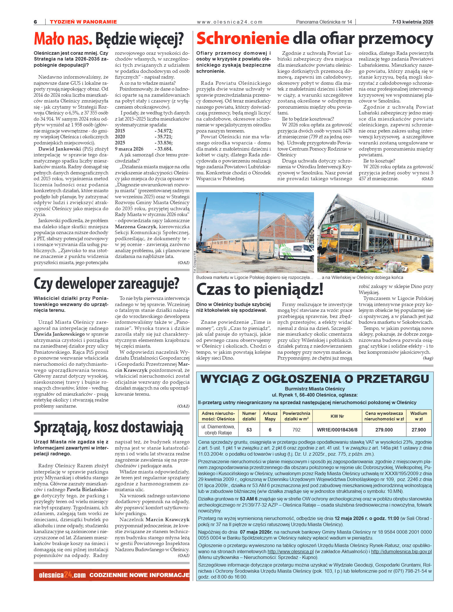 Panorama Oleśnicka nr 14 z 7 kwietnia 2026 - strona 6