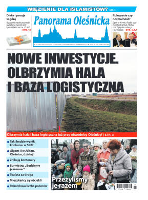 Panorama Oleśnicka nr 14 z 7 kwietnia 2026 - strona 1