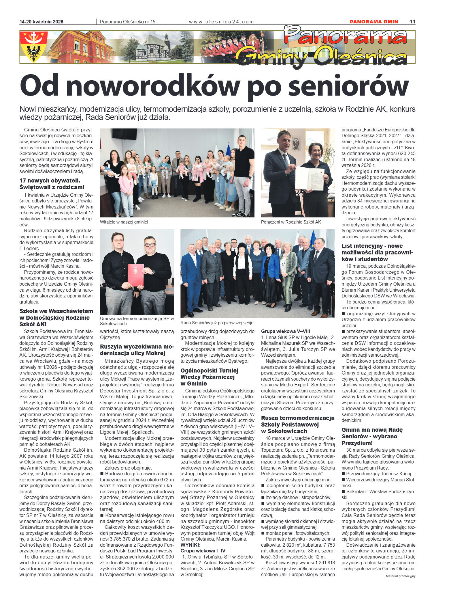 Panorama Oleśnicka nr 15 z 14 kwietnia 2026 - strona 11