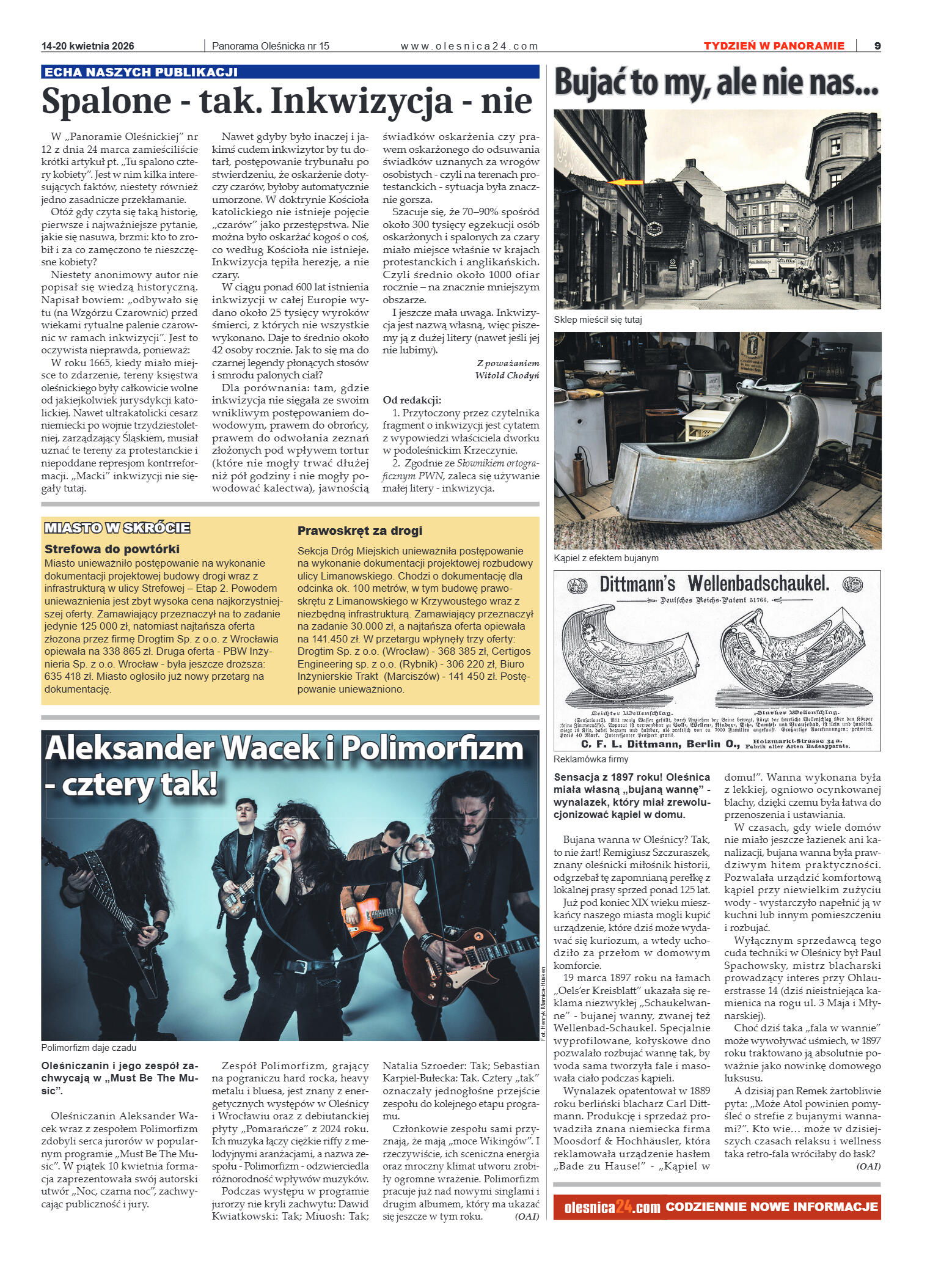 Panorama Oleśnicka nr 15 z 14 kwietnia 2026 - strona 9