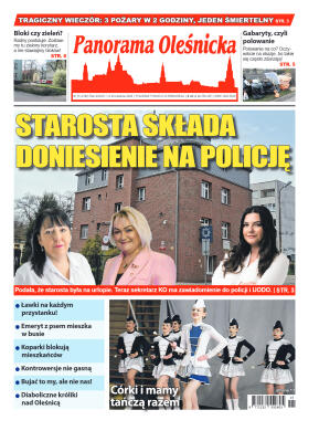 Panorama Oleśnicka nr 15 z 14 kwietnia 2026 - strona 1