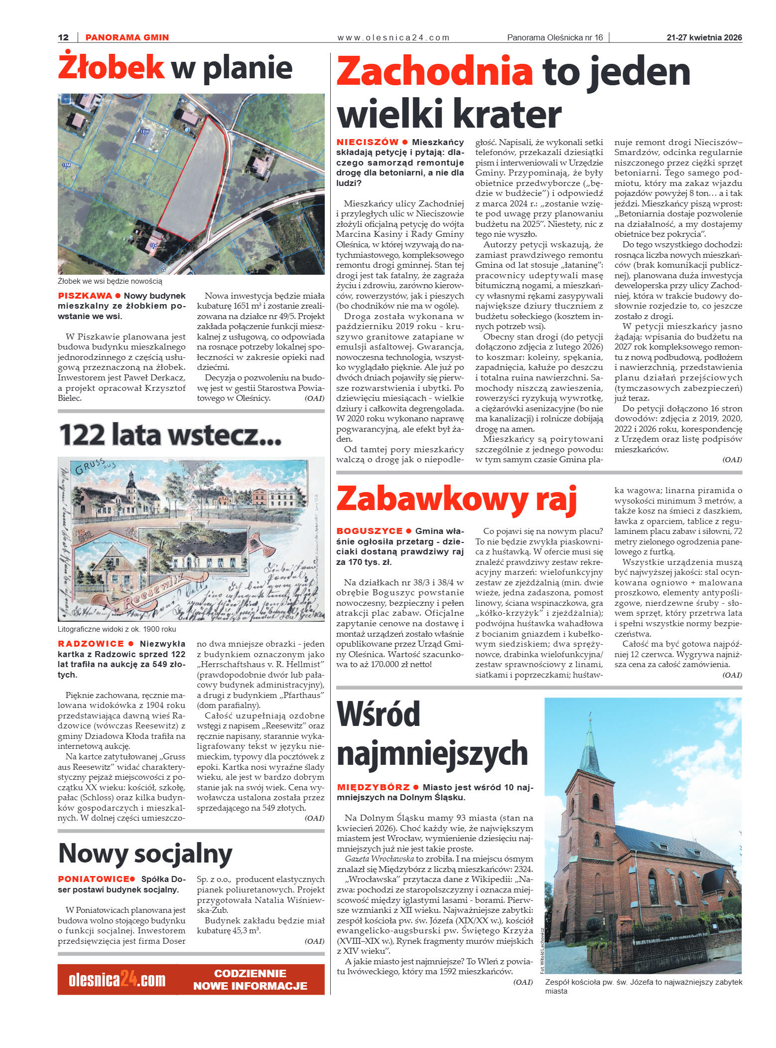 Panorama Oleśnicka nr 16 z 21 kwietnia 2025 - strona 12
