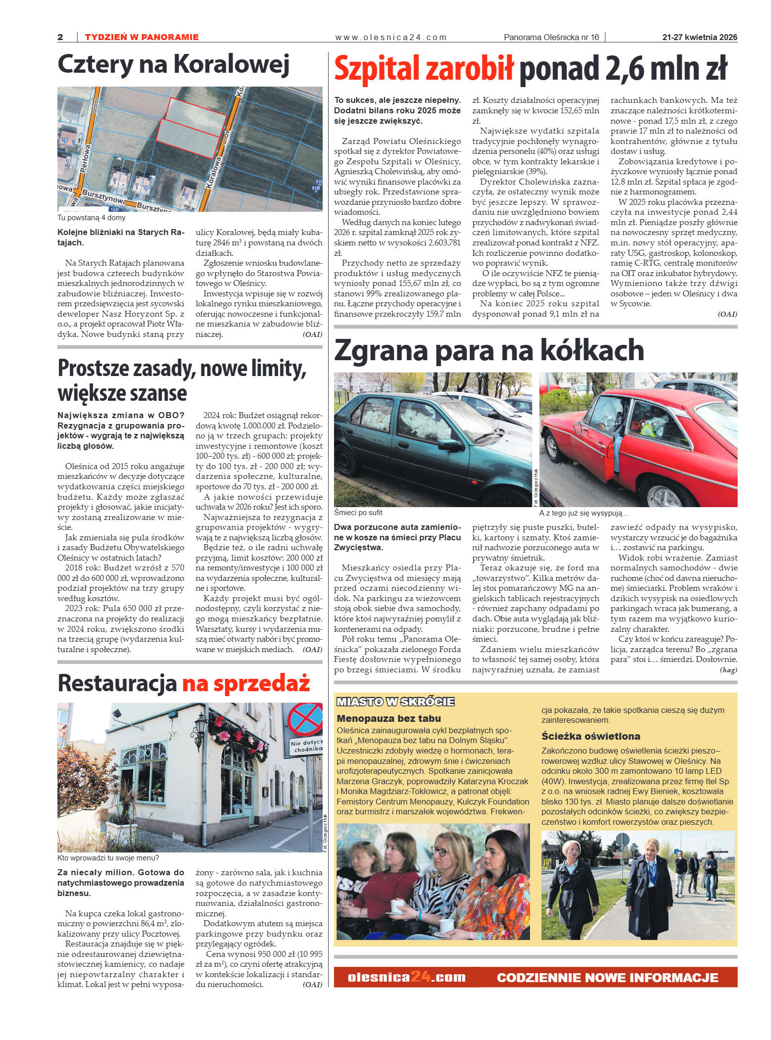 Panorama Oleśnicka nr 16 z 21 kwietnia 2025 - strona 2