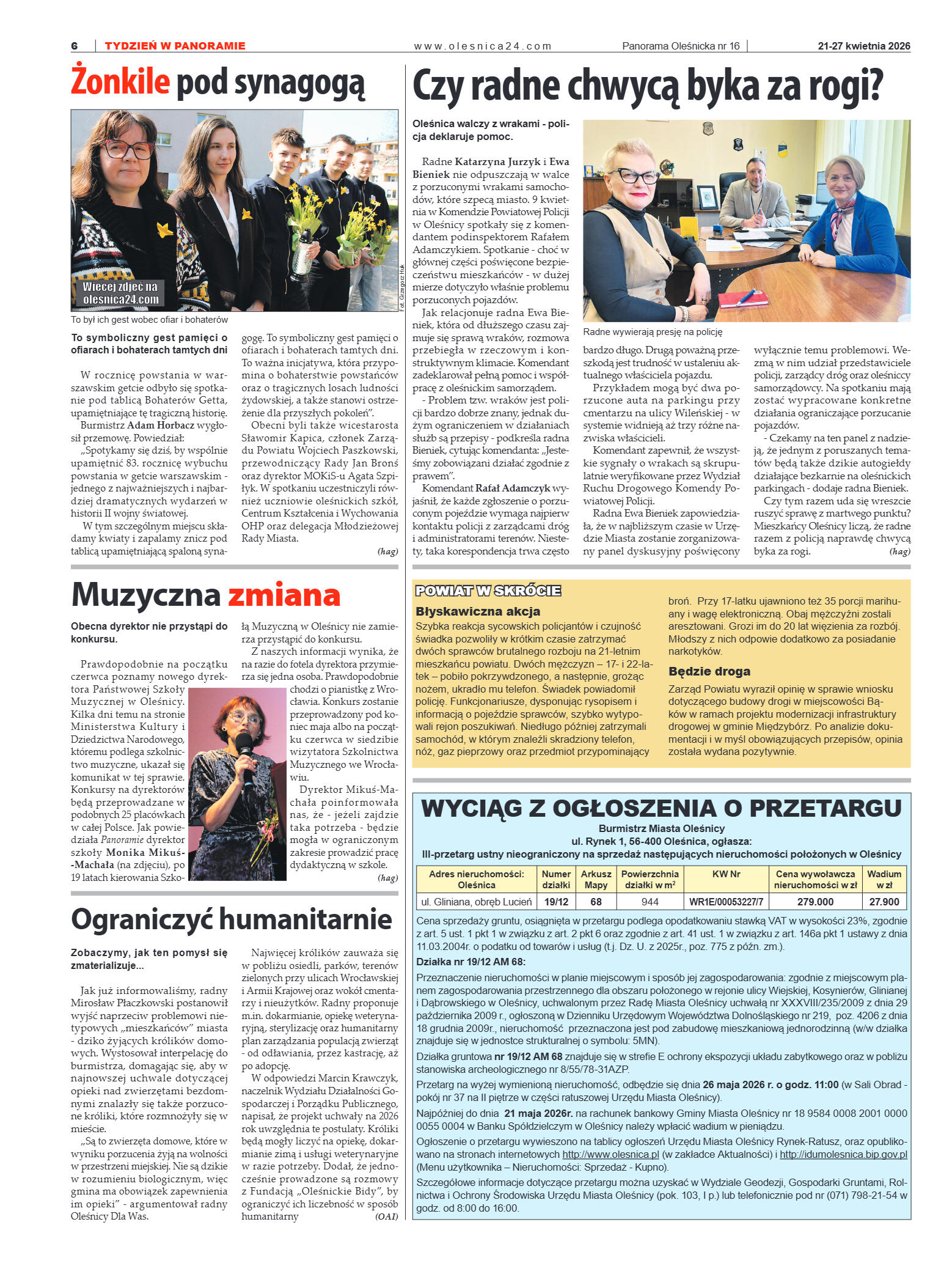 Panorama Oleśnicka nr 16 z 21 kwietnia 2025 - strona 6