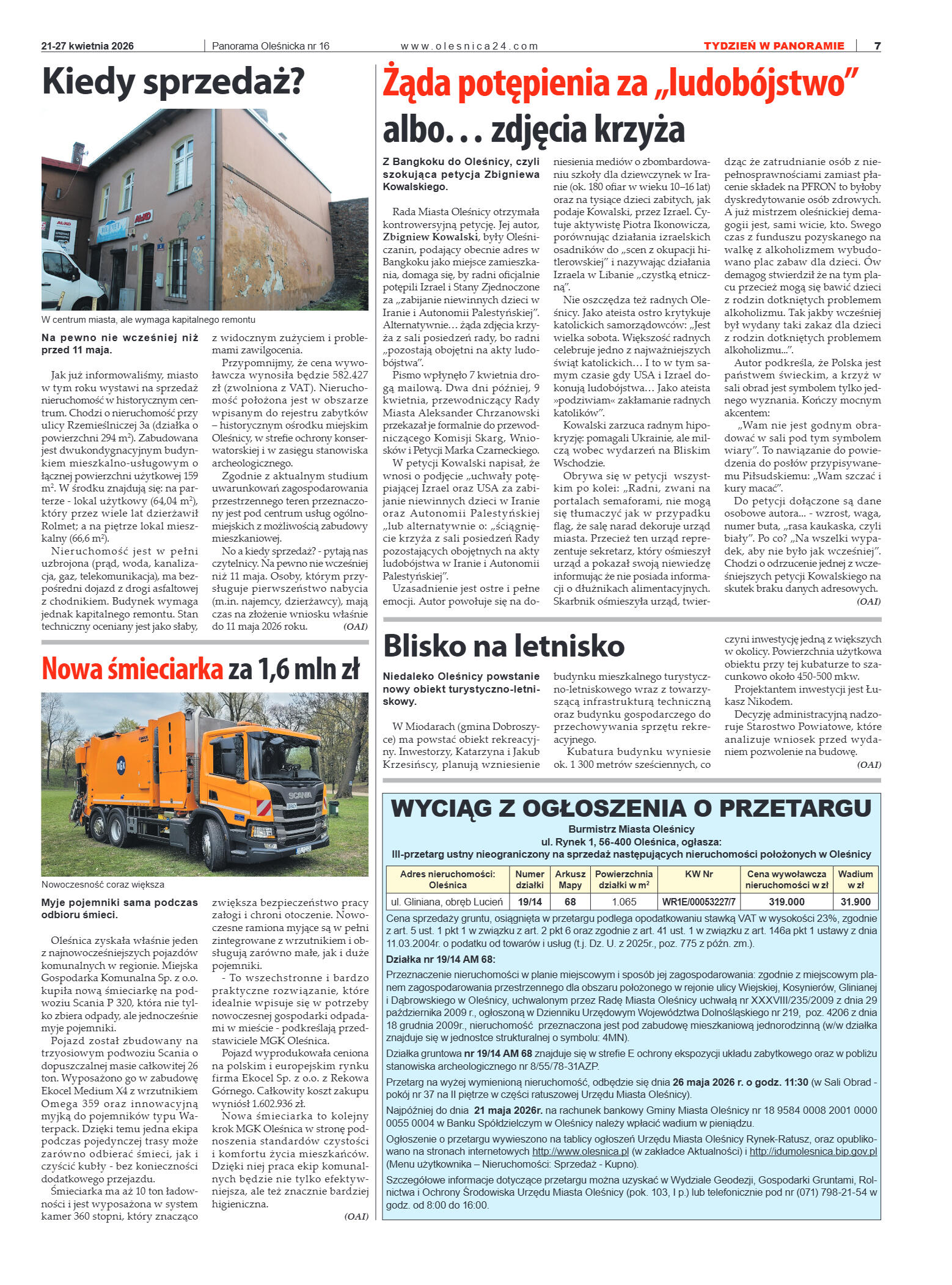 Panorama Oleśnicka nr 16 z 21 kwietnia 2025 - strona 7