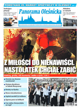 Panorama Oleśnicka nr 16 z 21 kwietnia 2025 - strona 1