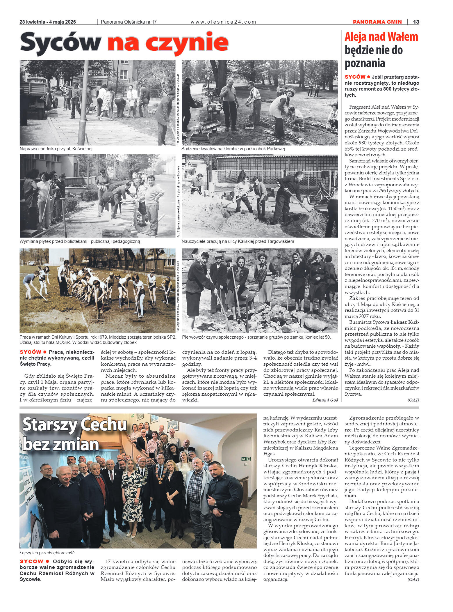 Panorama Oleśnicka nr 17 z 28 kwietnia 2026 - strona 13