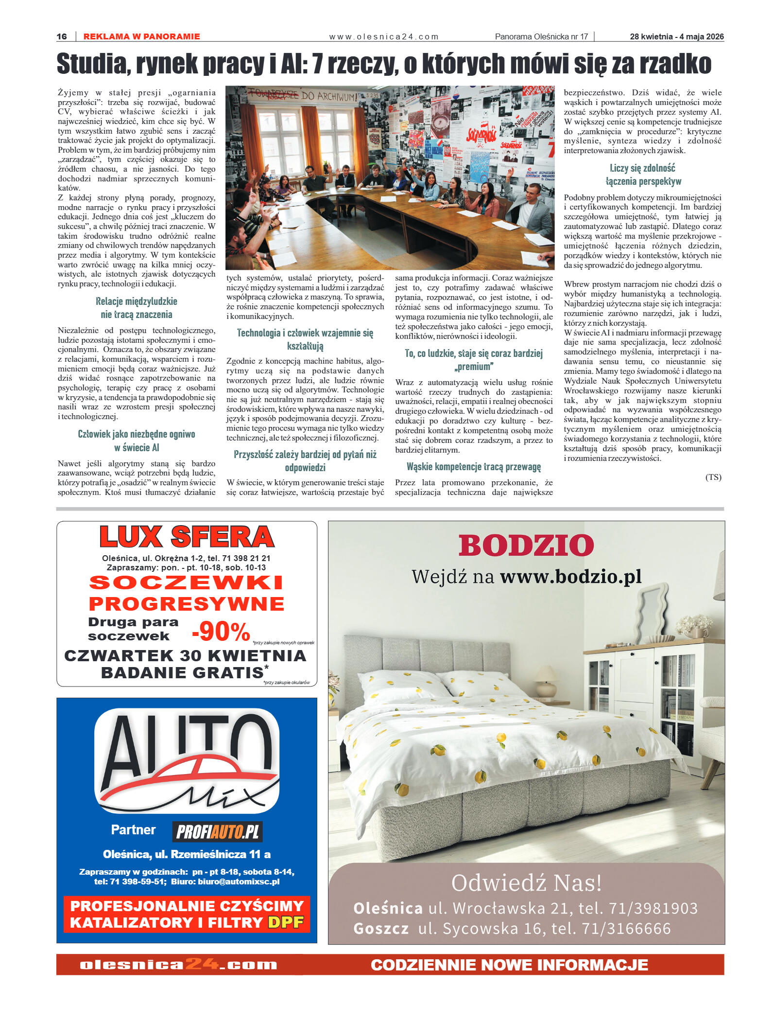 Panorama Oleśnicka nr 17 z 28 kwietnia 2026 - strona 16