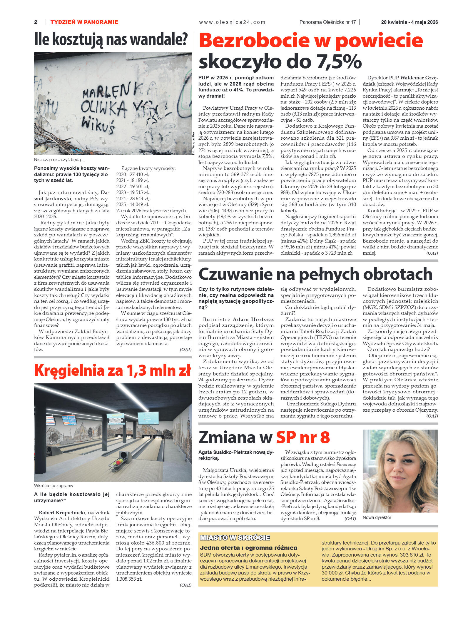 Panorama Oleśnicka nr 17 z 28 kwietnia 2026 - strona 2