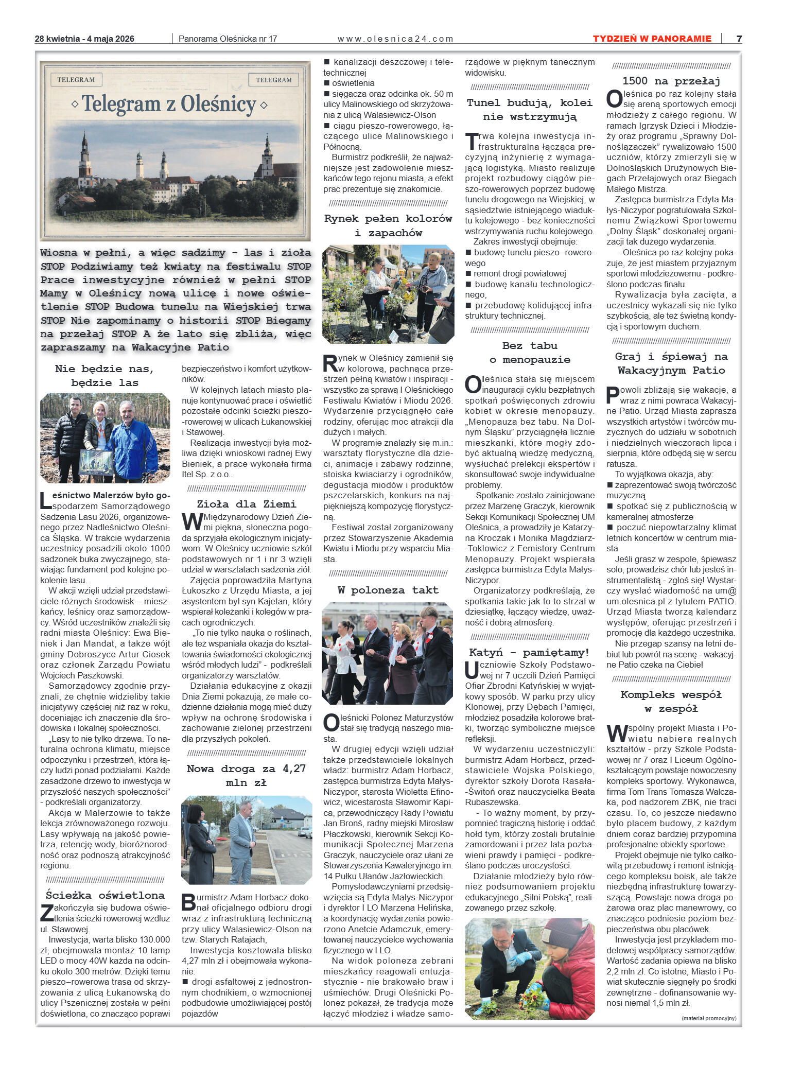 Panorama Oleśnicka nr 17 z 28 kwietnia 2026 - strona 7