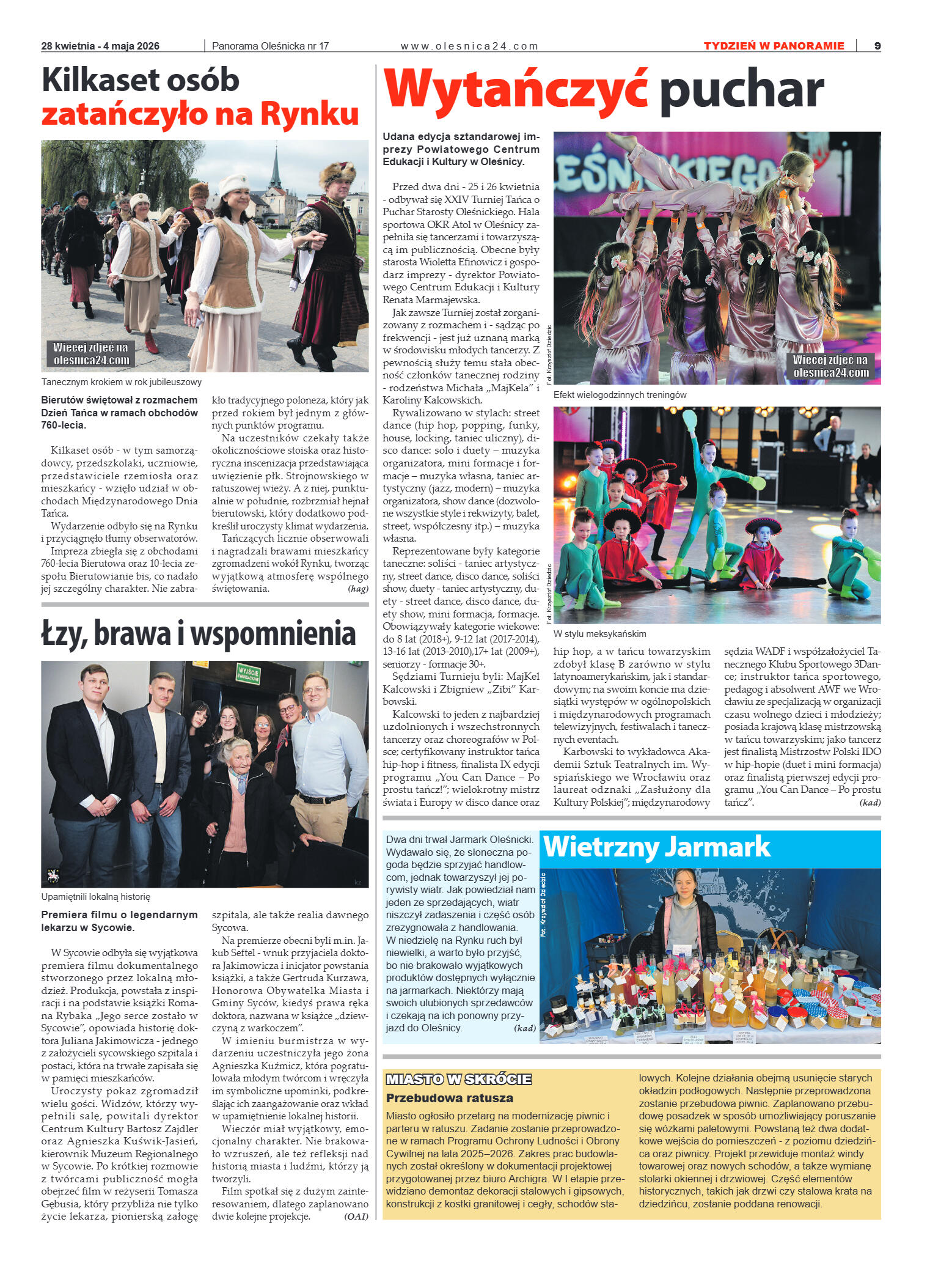 Panorama Oleśnicka nr 17 z 28 kwietnia 2026 - strona 9