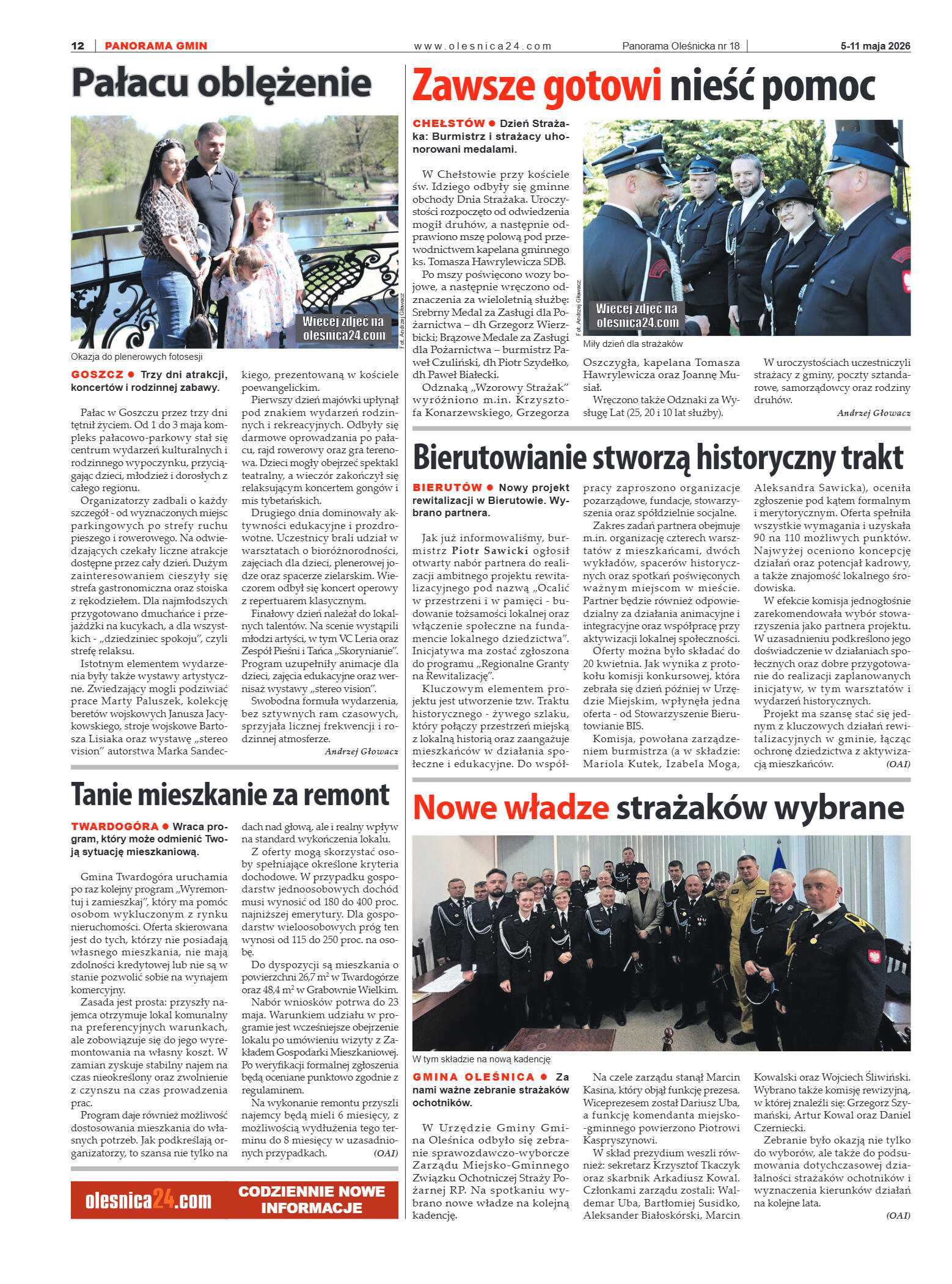 Panorama Oleśnicka nr 18 z 5 maja 2026 - strona 12