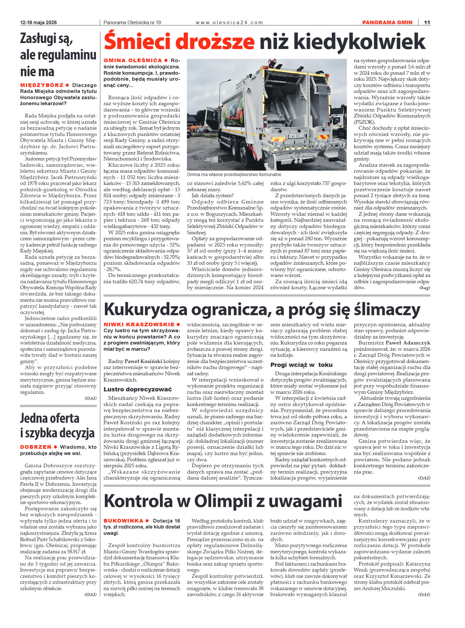 Panorama Oleśnicka nr 19 z 12 maja 2026 - strona 11
