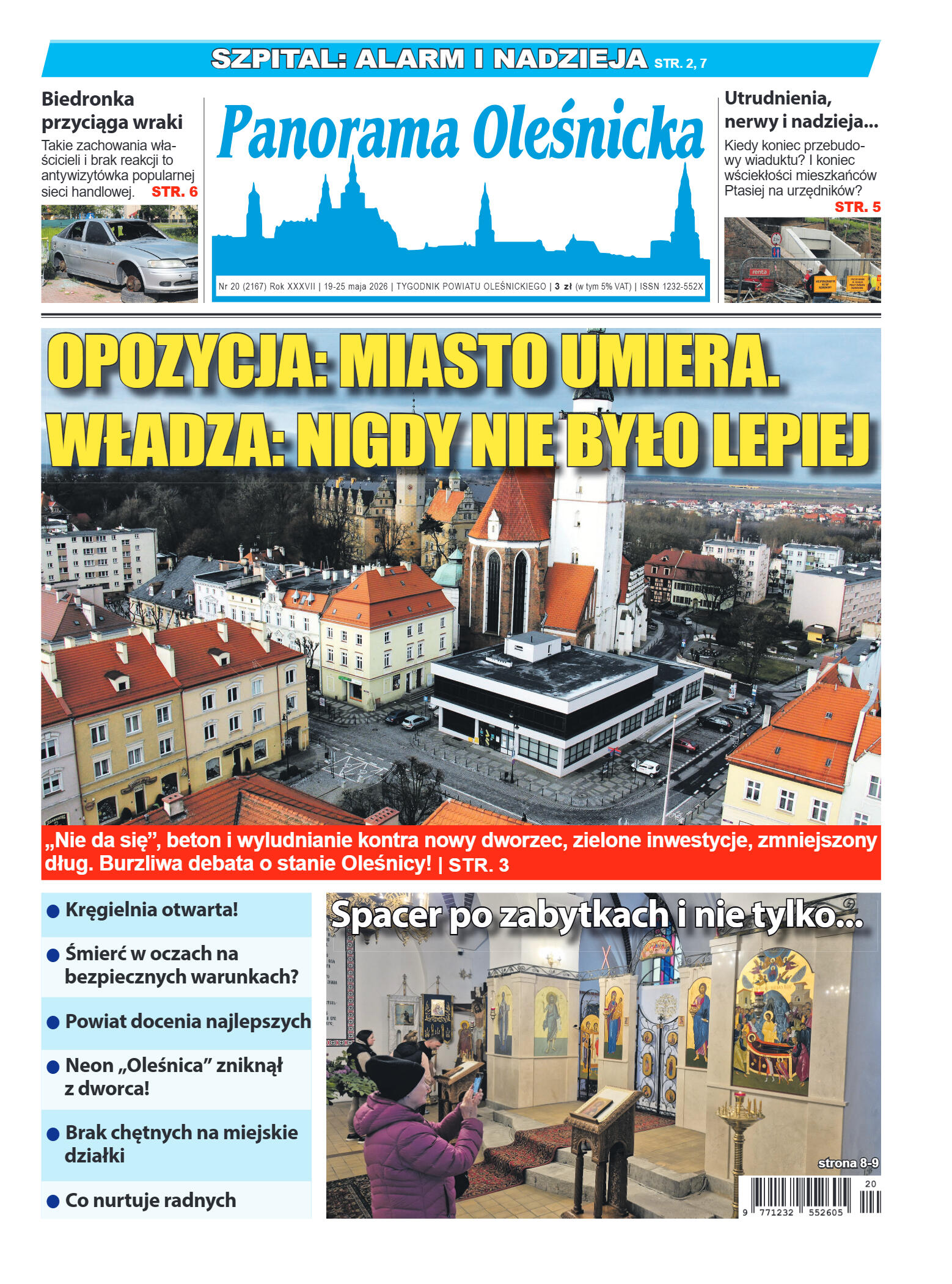 Panorama Oleśnicka nr 20 z 19 maja 2026 - strona 1