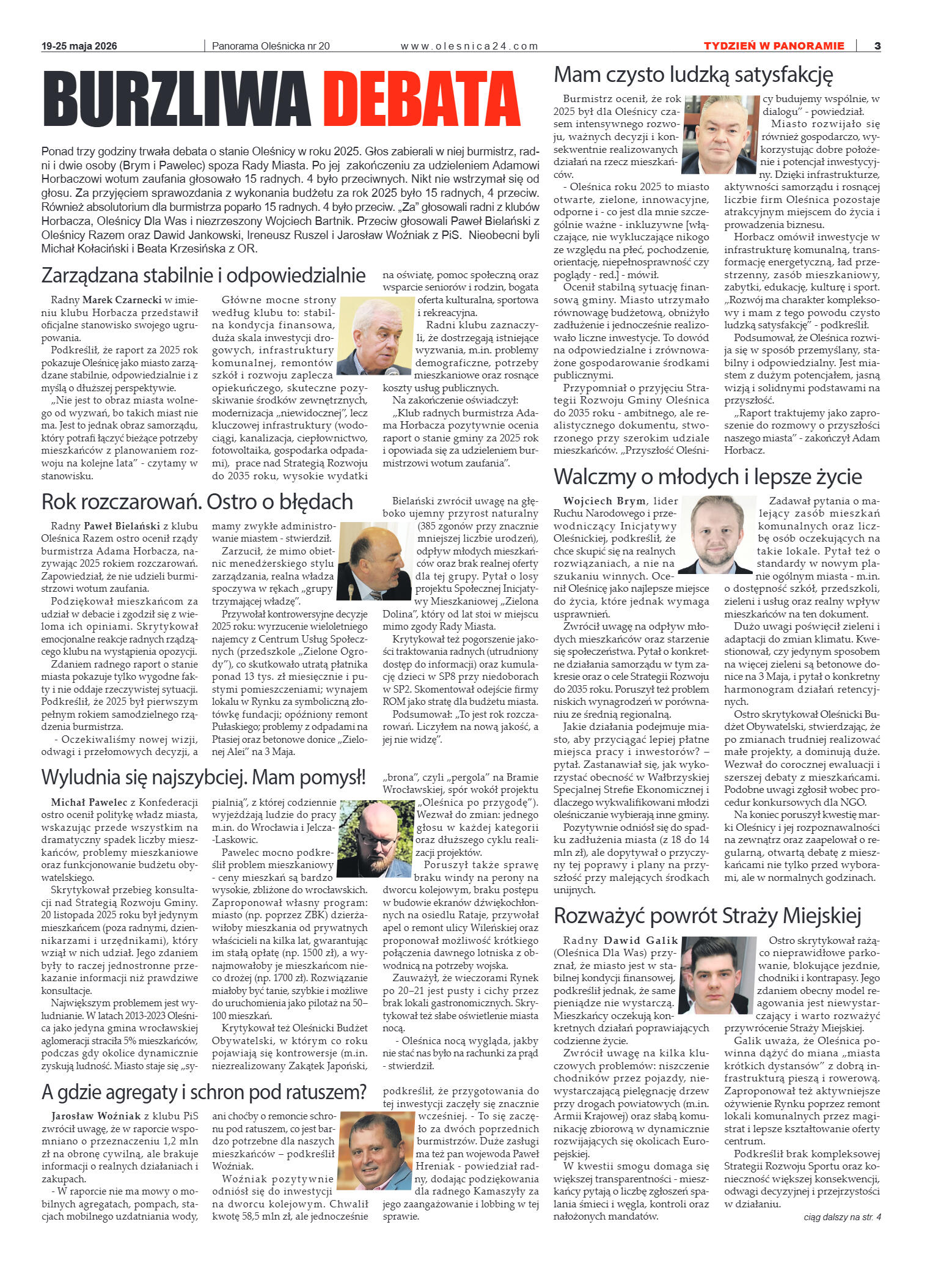 Panorama Oleśnicka nr 20 z 19 maja 2026 - strona 3