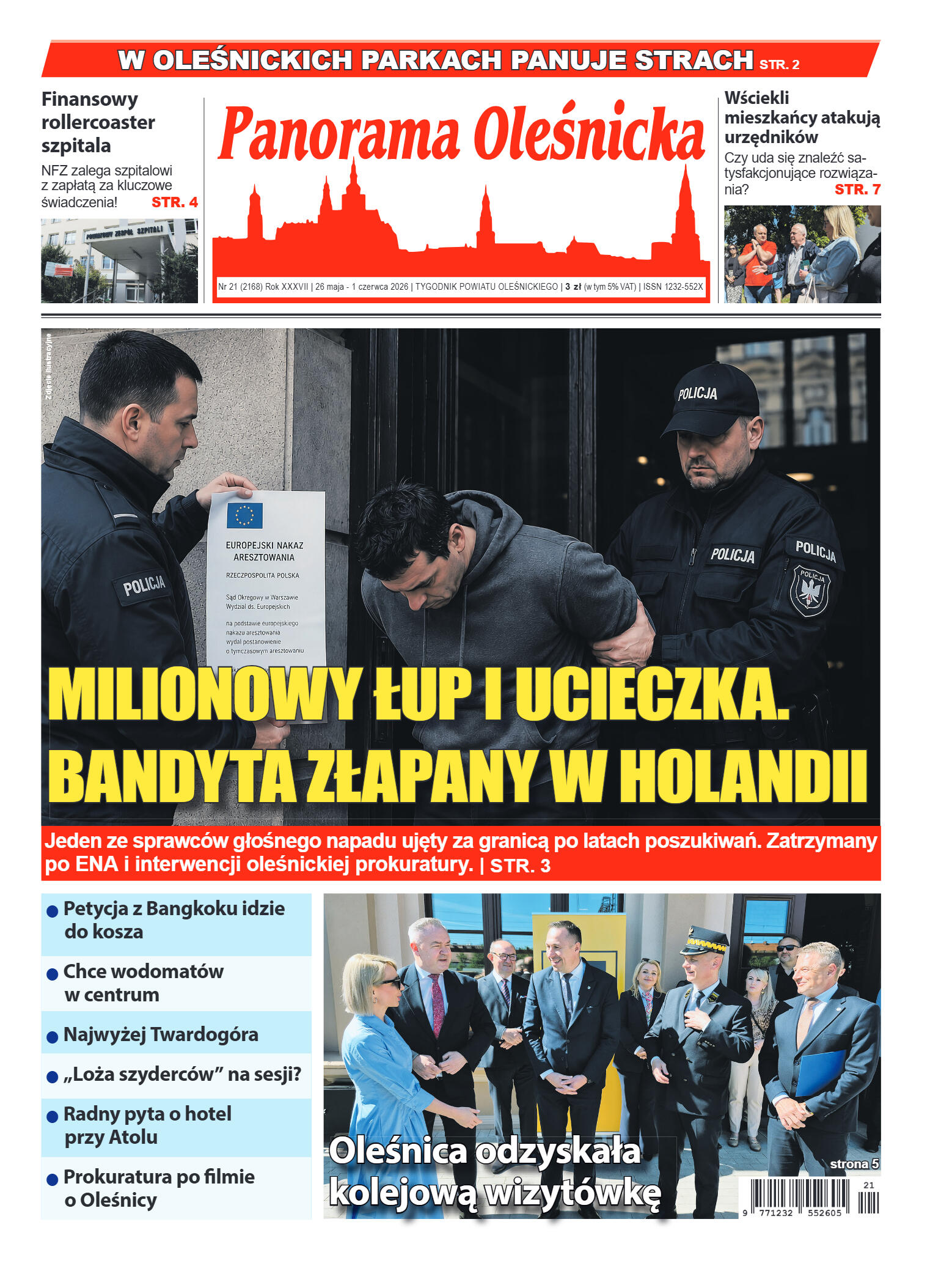 Panorama Oleśnicka nr 21 z 26 maja 2026 - strona 1