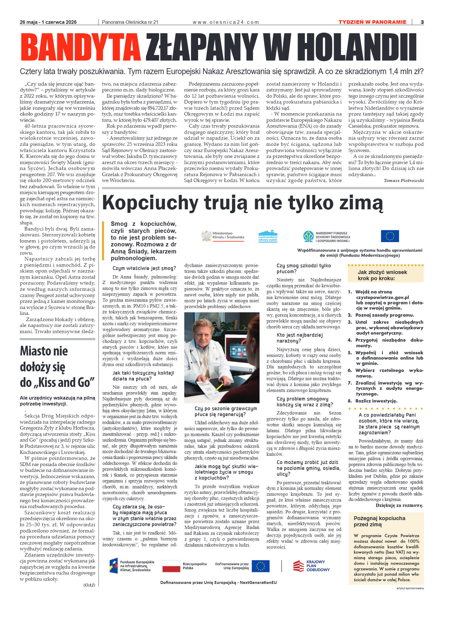 Panorama Oleśnicka nr 21 z 26 maja 2026 - strona 3