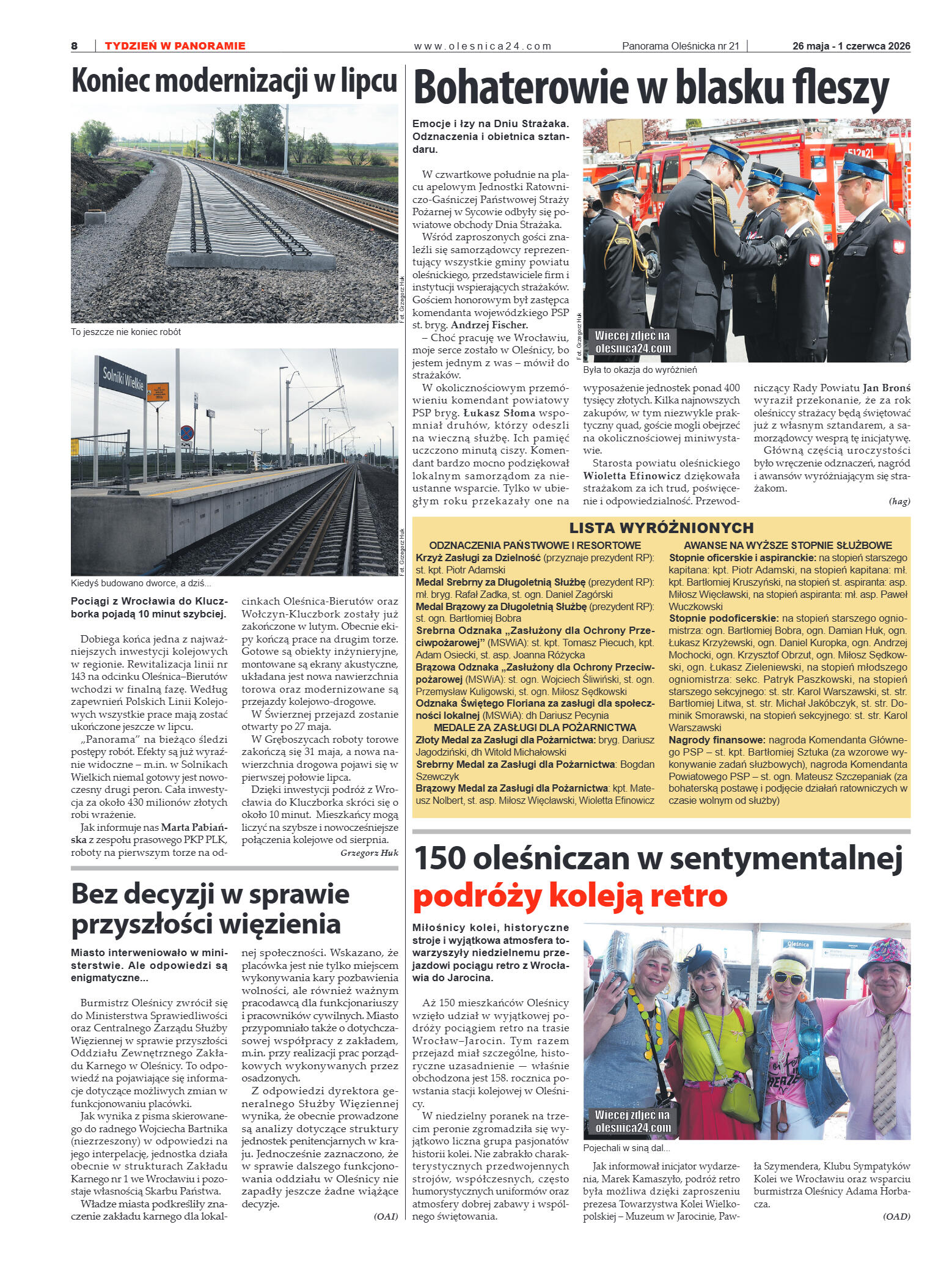Panorama Oleśnicka nr 21 z 26 maja 2026 - strona 8