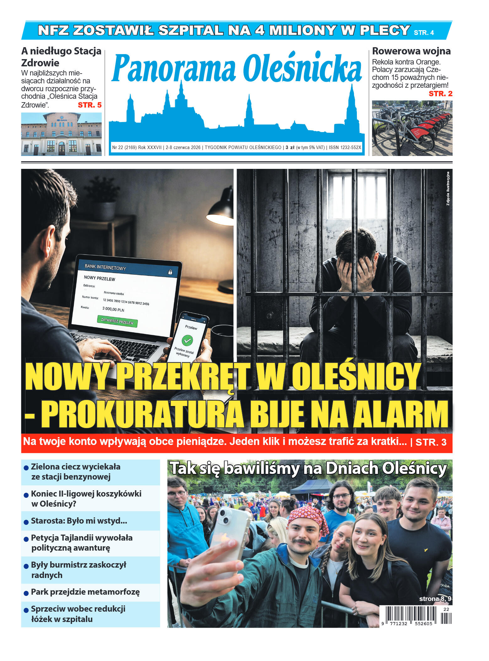 Panorama Oleśnicka nr 22 z 2 czerwca 2026 - strona 1
