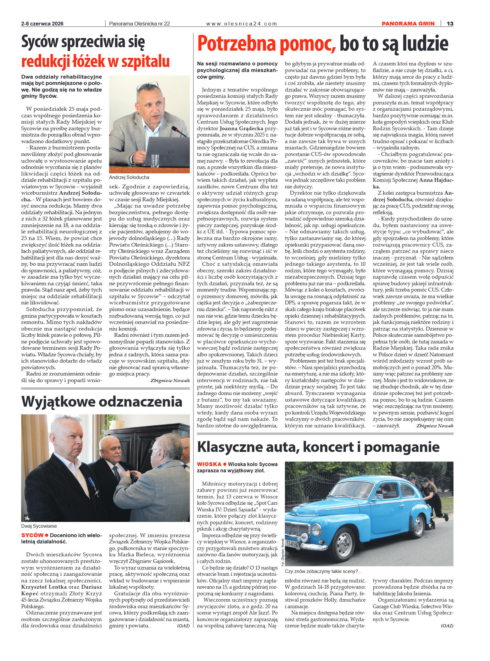 Panorama Oleśnicka nr 22 z 2 czerwca 2026 - strona 13