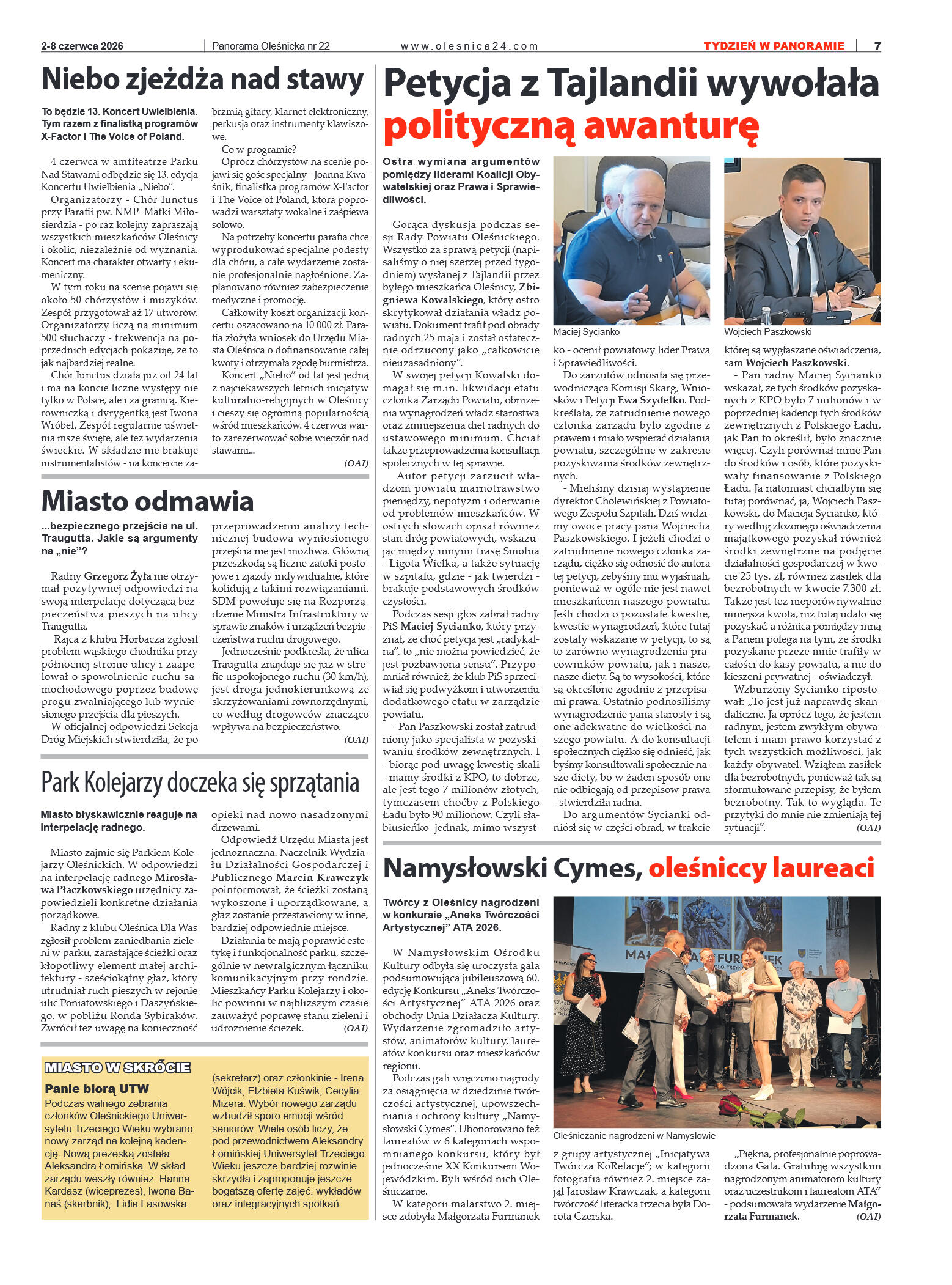 Panorama Oleśnicka nr 22 z 2 czerwca 2026 - strona 7