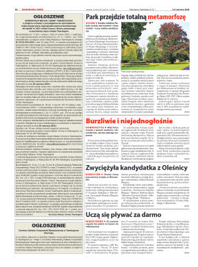 Panorama Oleśnicka nr 22 z 2 czerwca 2026 - strona 12