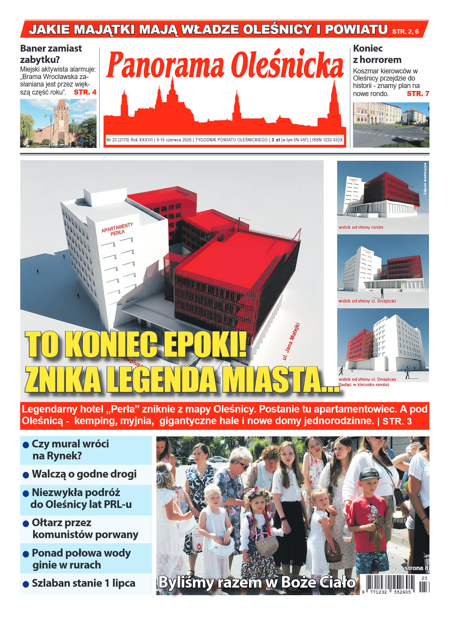 Panorama Oleśnicka nr 23 z 9 czerwca 2026 - strona 1