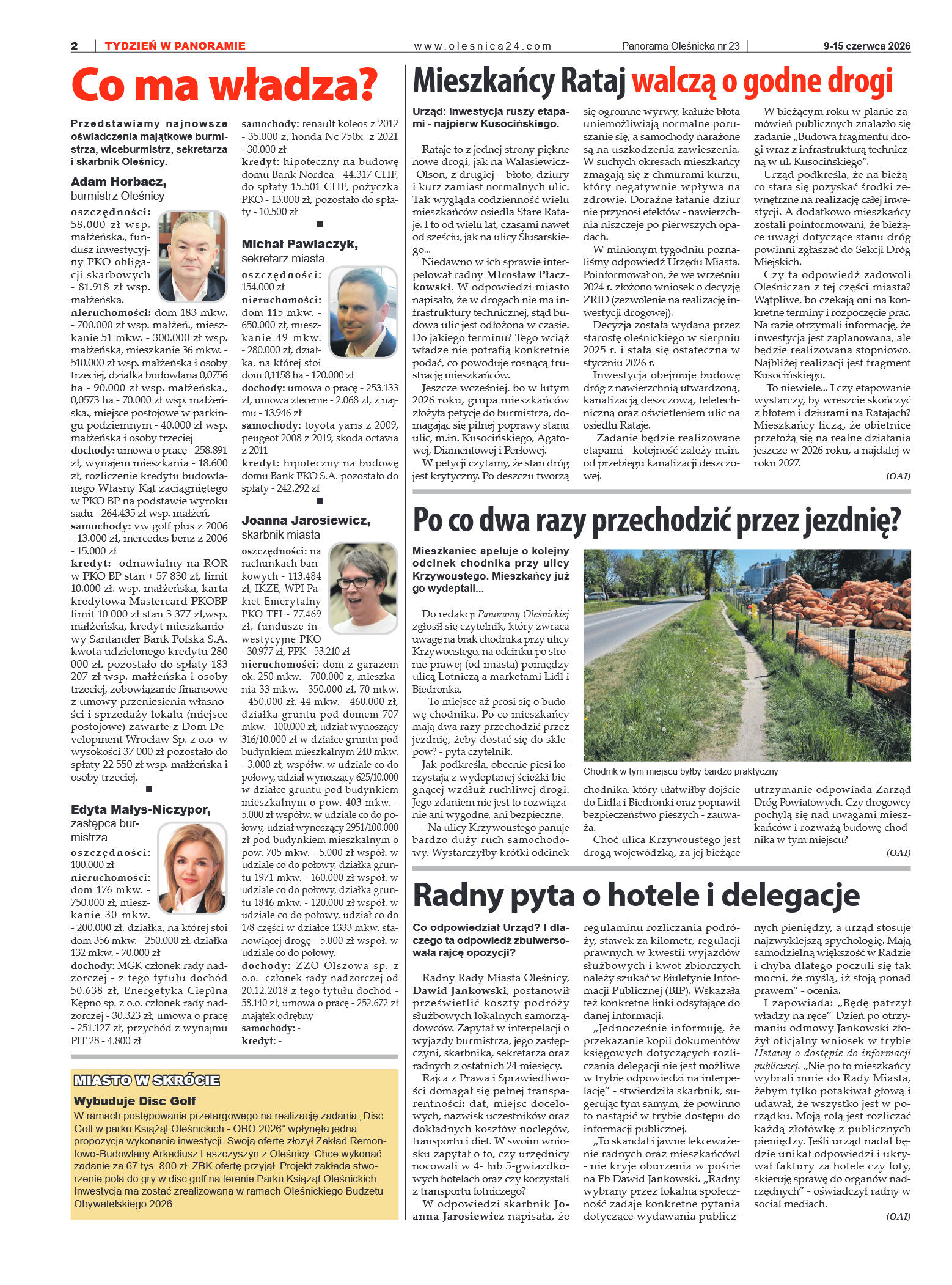 Panorama Oleśnicka nr 23 z 9 czerwca 2026 - strona 2