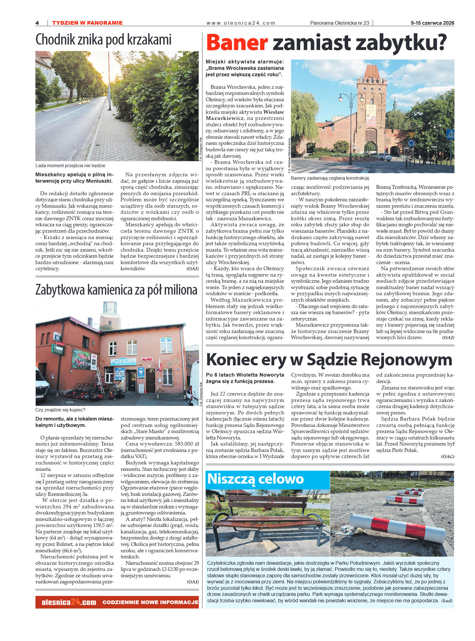 Panorama Oleśnicka nr 23 z 9 czerwca 2026 - strona 4