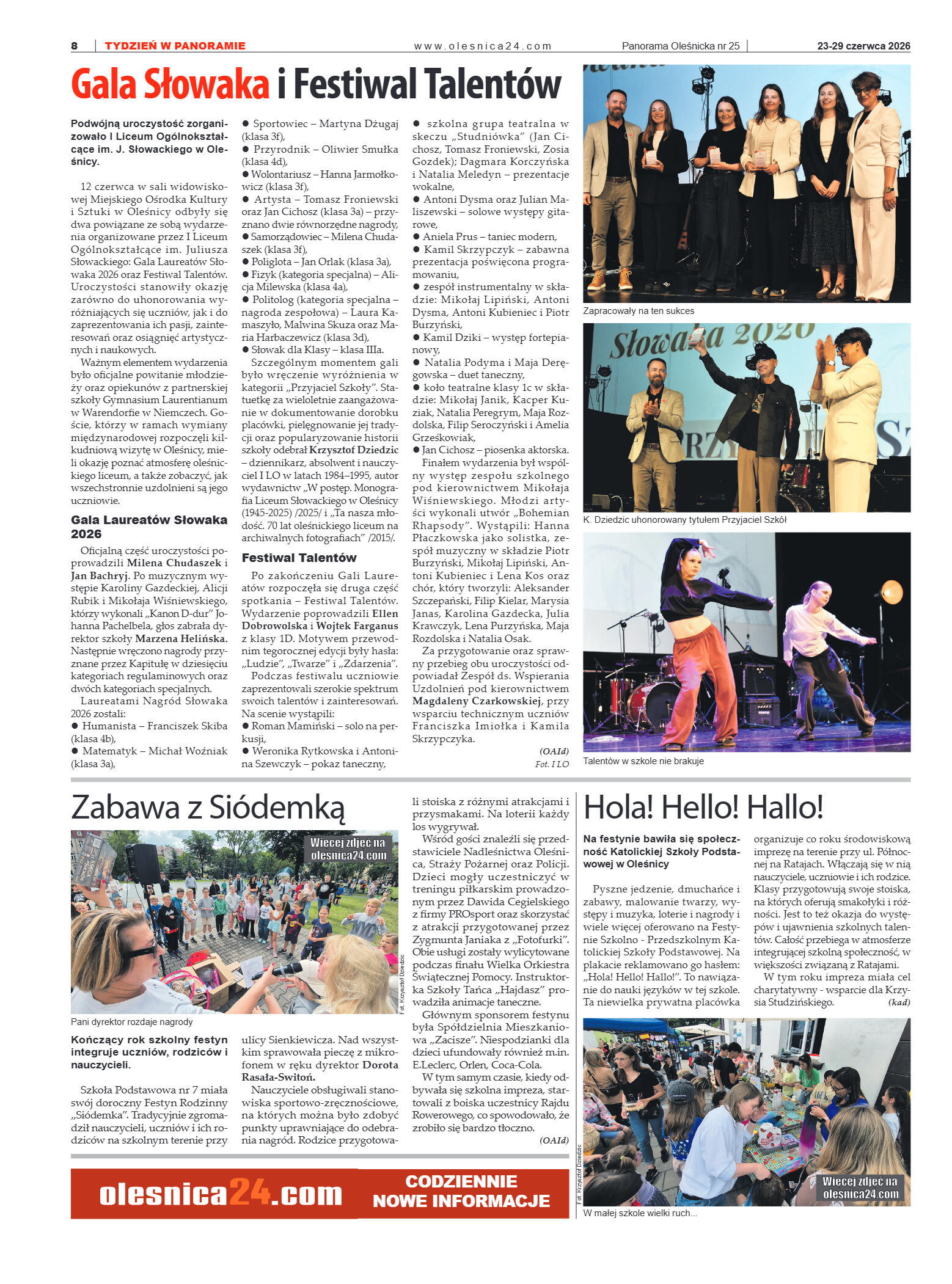 Panorama Oleśnicka nr 25 z 23 czerwca 2026 - strona 8