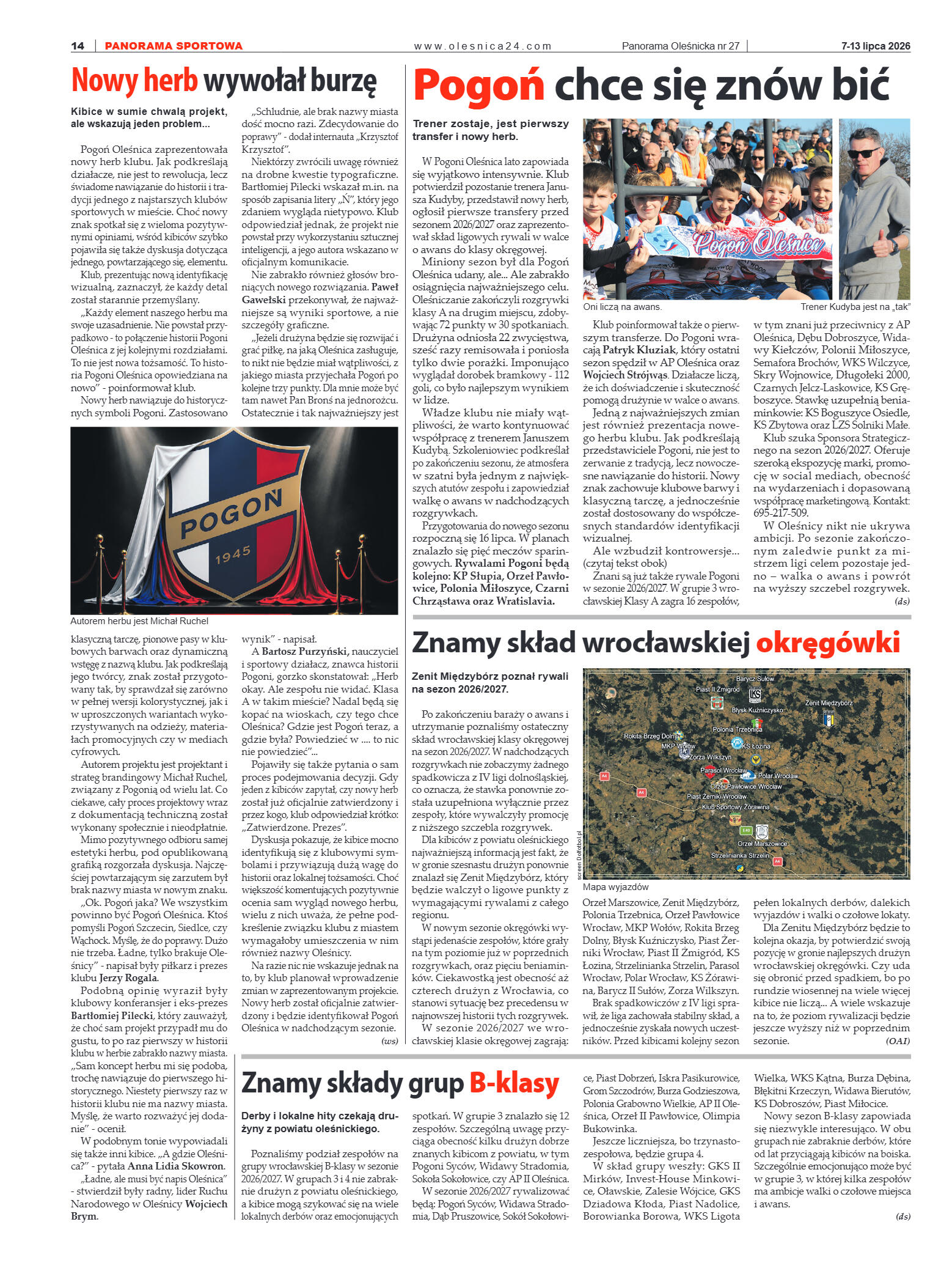 Panorama Oleśnicka nr 27 z 7 lipca 2026 - strona 14