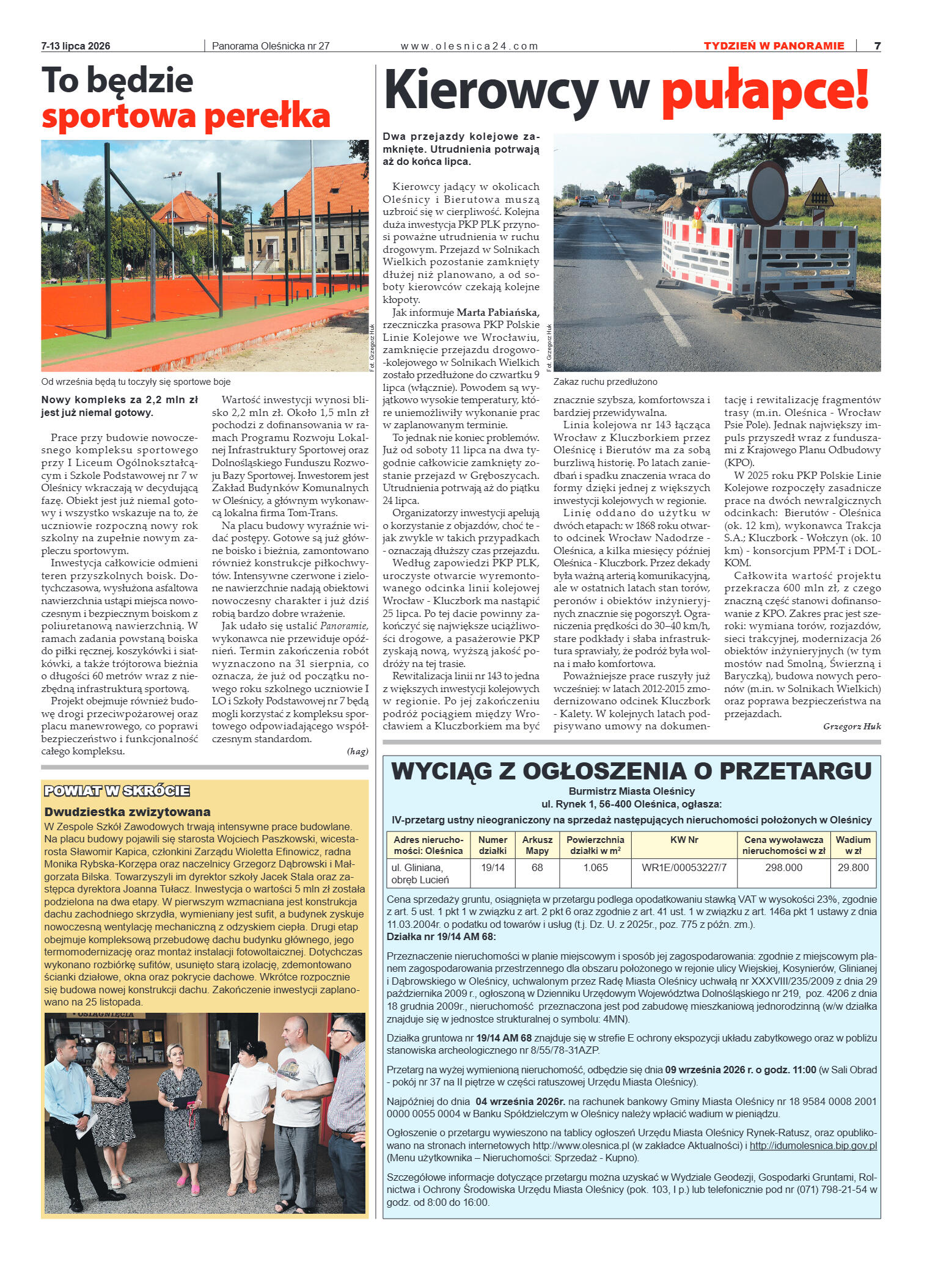 Panorama Oleśnicka nr 27 z 7 lipca 2026 - strona 7