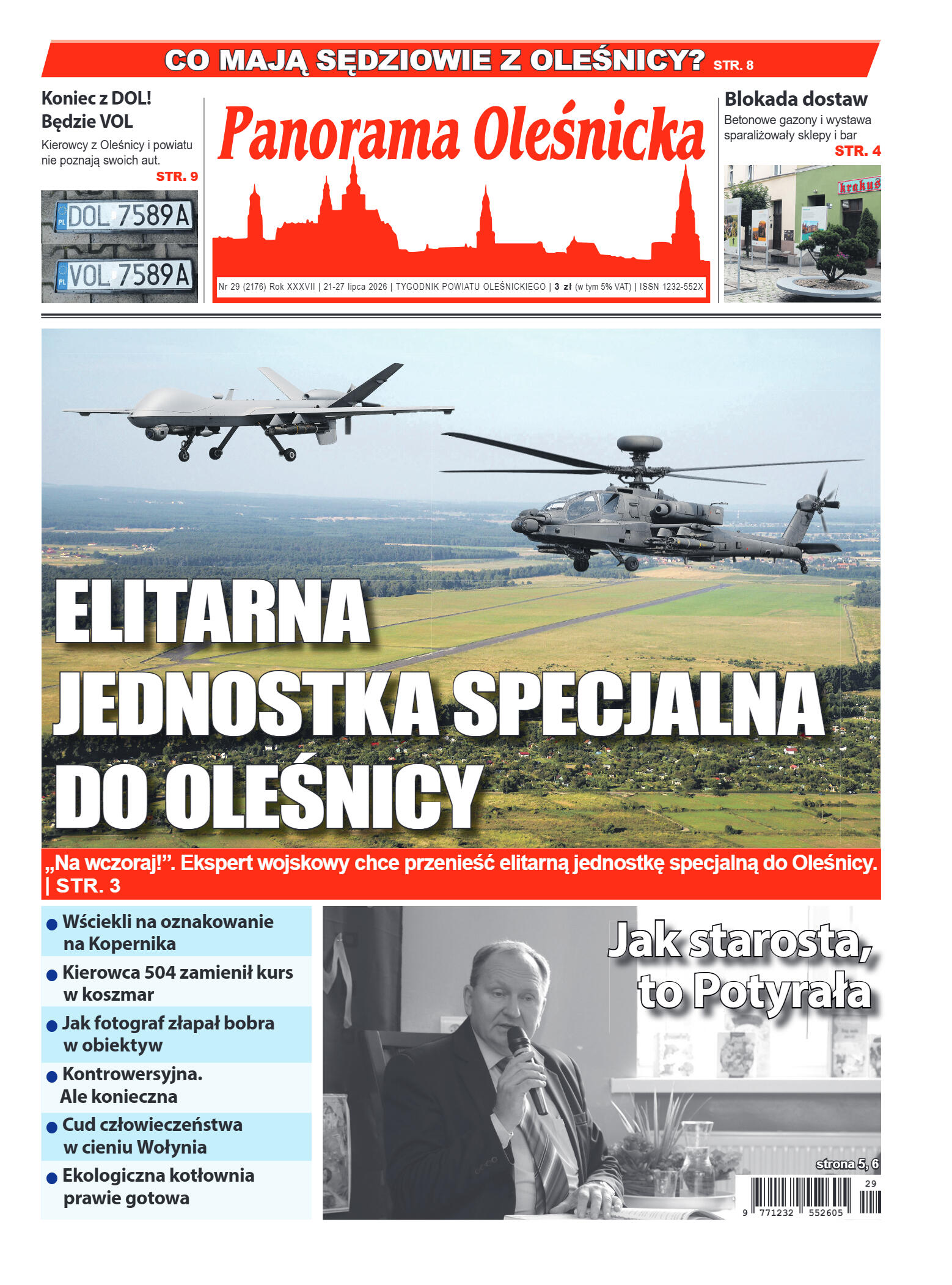 Panorama Oleśnicka nr 29 z 21 lipca 2026 - strona 1