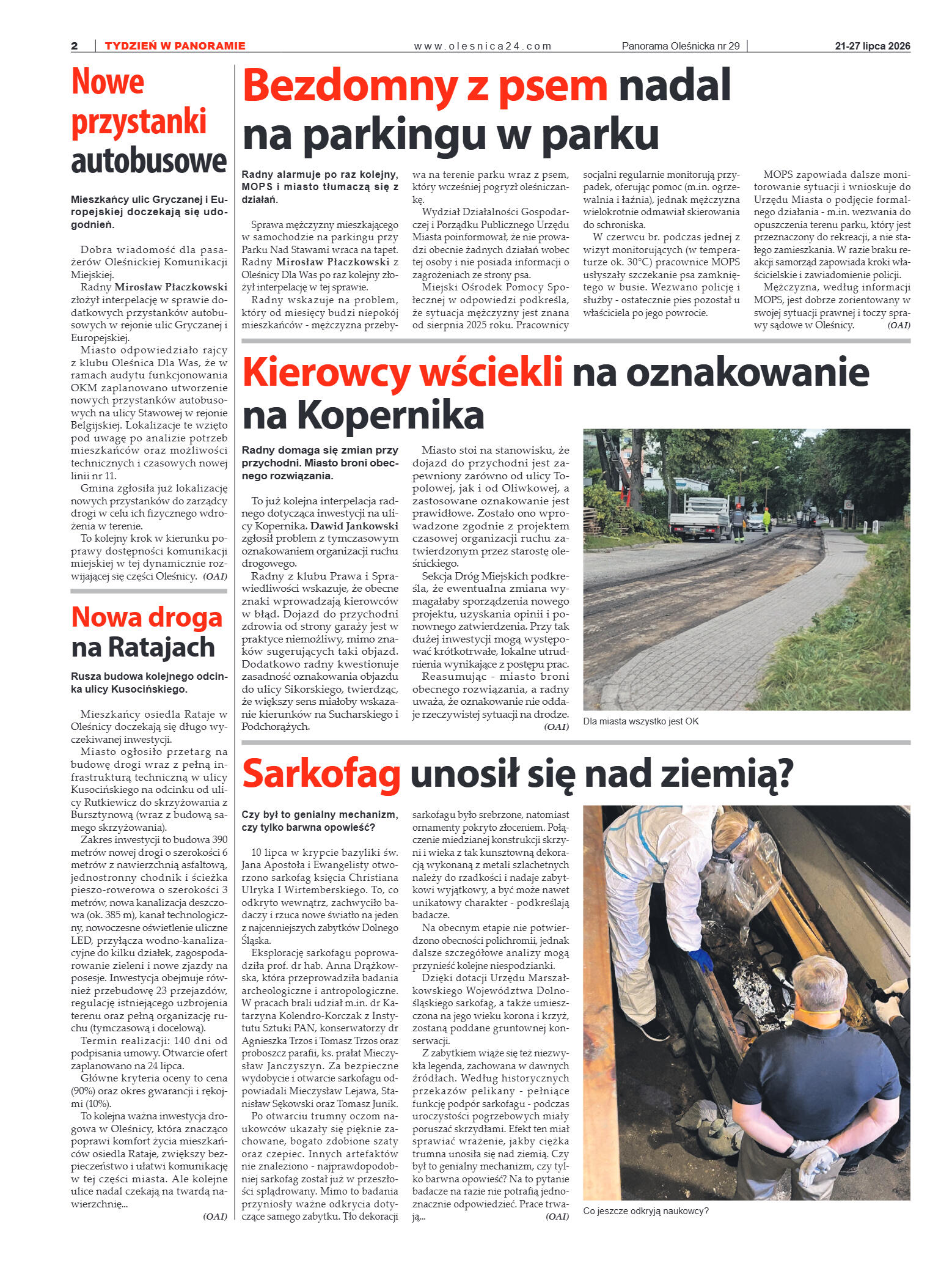 Panorama Oleśnicka nr 29 z 21 lipca 2026 - strona 2