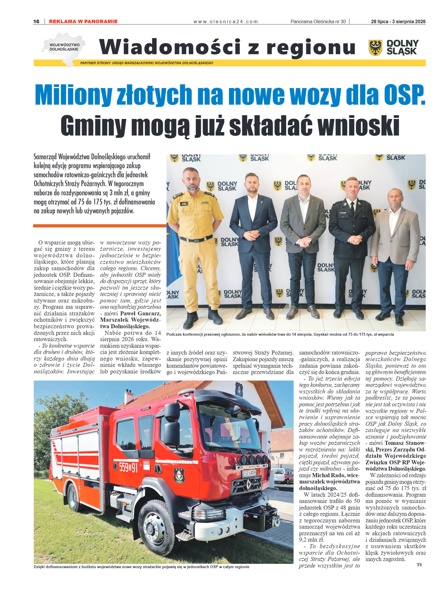 Panorama Oleśnicka nr 30 z 28 lipca 2026 - strona 16