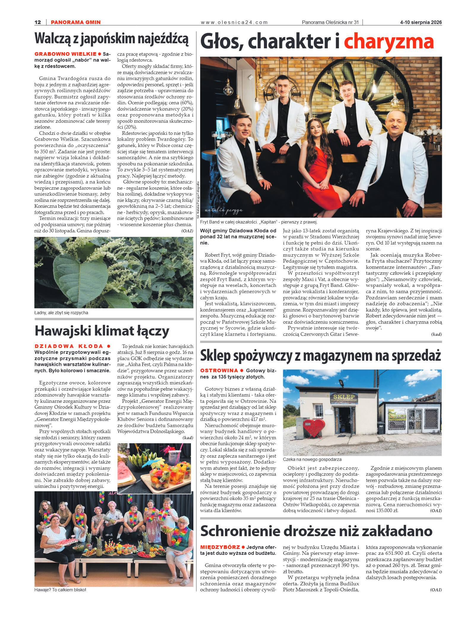 Panorama Oleśnicka nr 31 z 4 sierpnia 2026 - strona 12