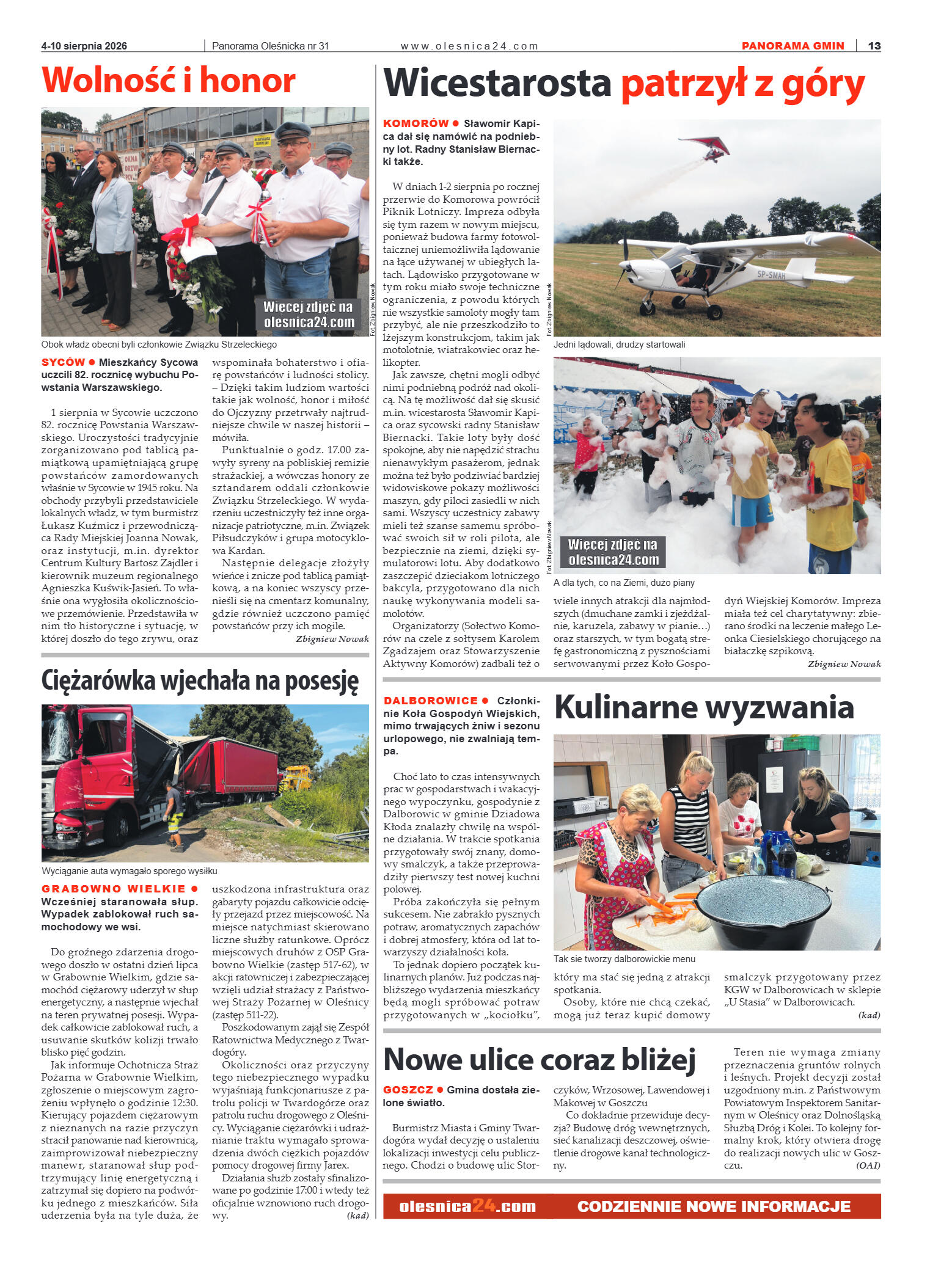 Panorama Oleśnicka nr 31 z 4 sierpnia 2026 - strona 13
