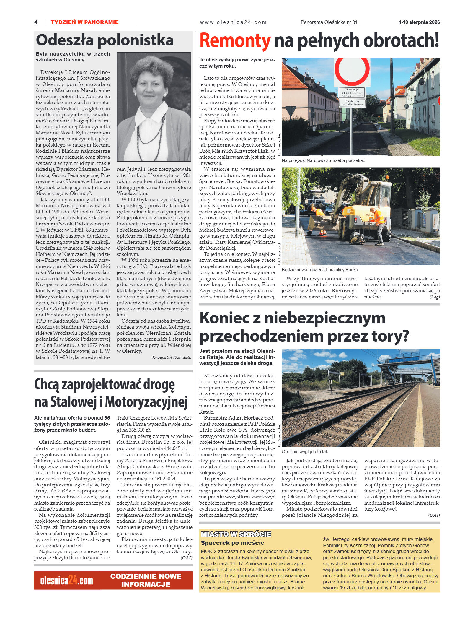 Panorama Oleśnicka nr 31 z 4 sierpnia 2026 - strona 4
