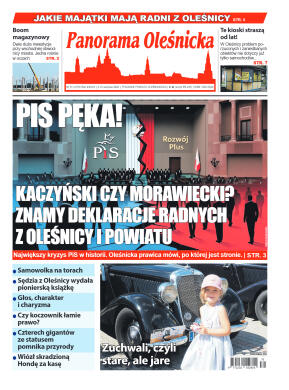 Panorama Oleśnicka nr 31 z 4 sierpnia 2026 - strona 1